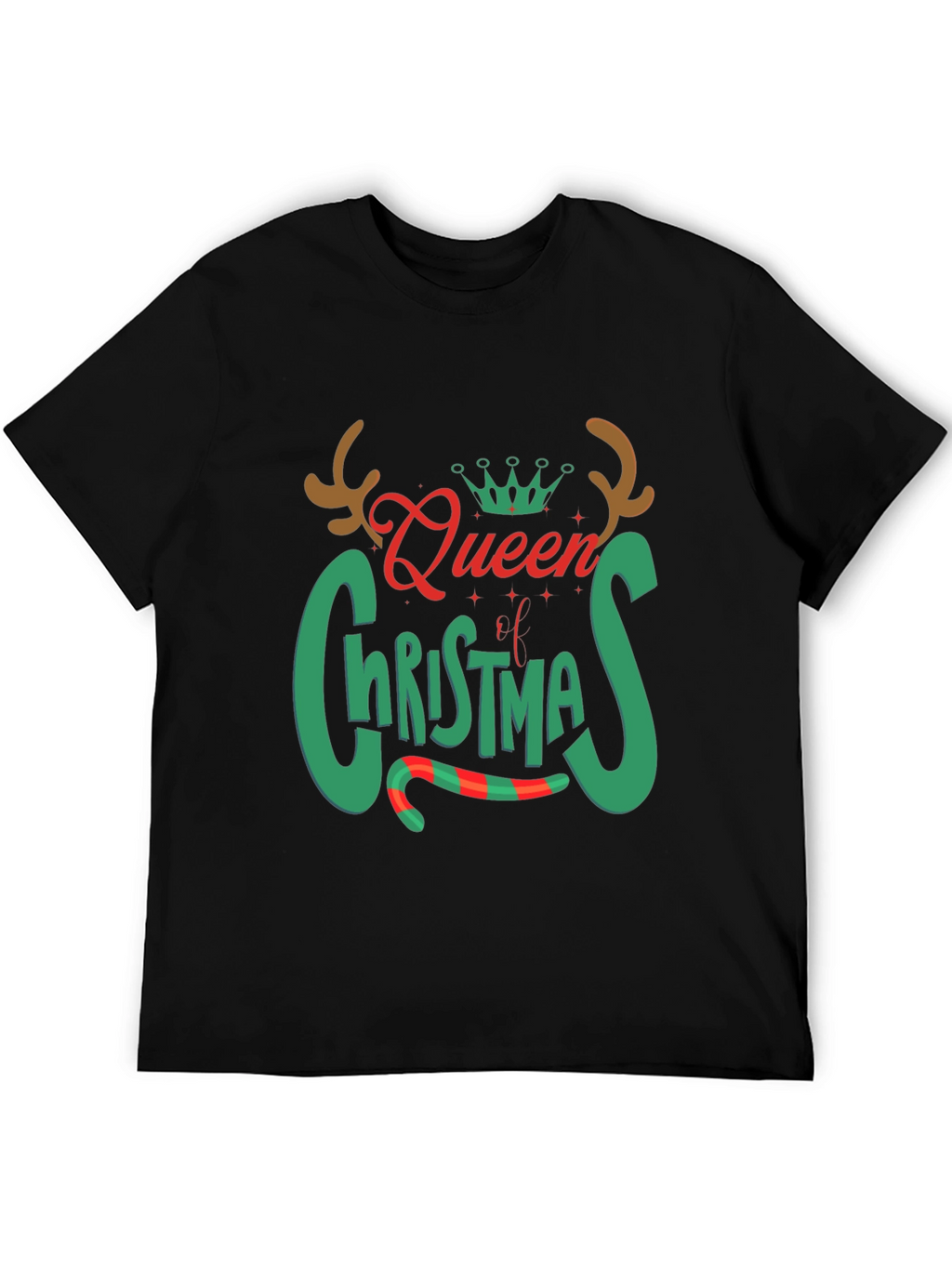 Queen of Christmas Graphic Tee Shirt