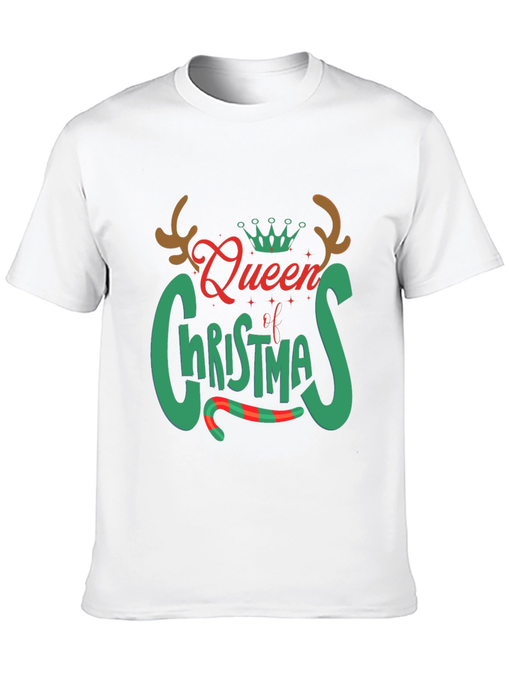 Queen of Christmas Graphic Tee Shirt
