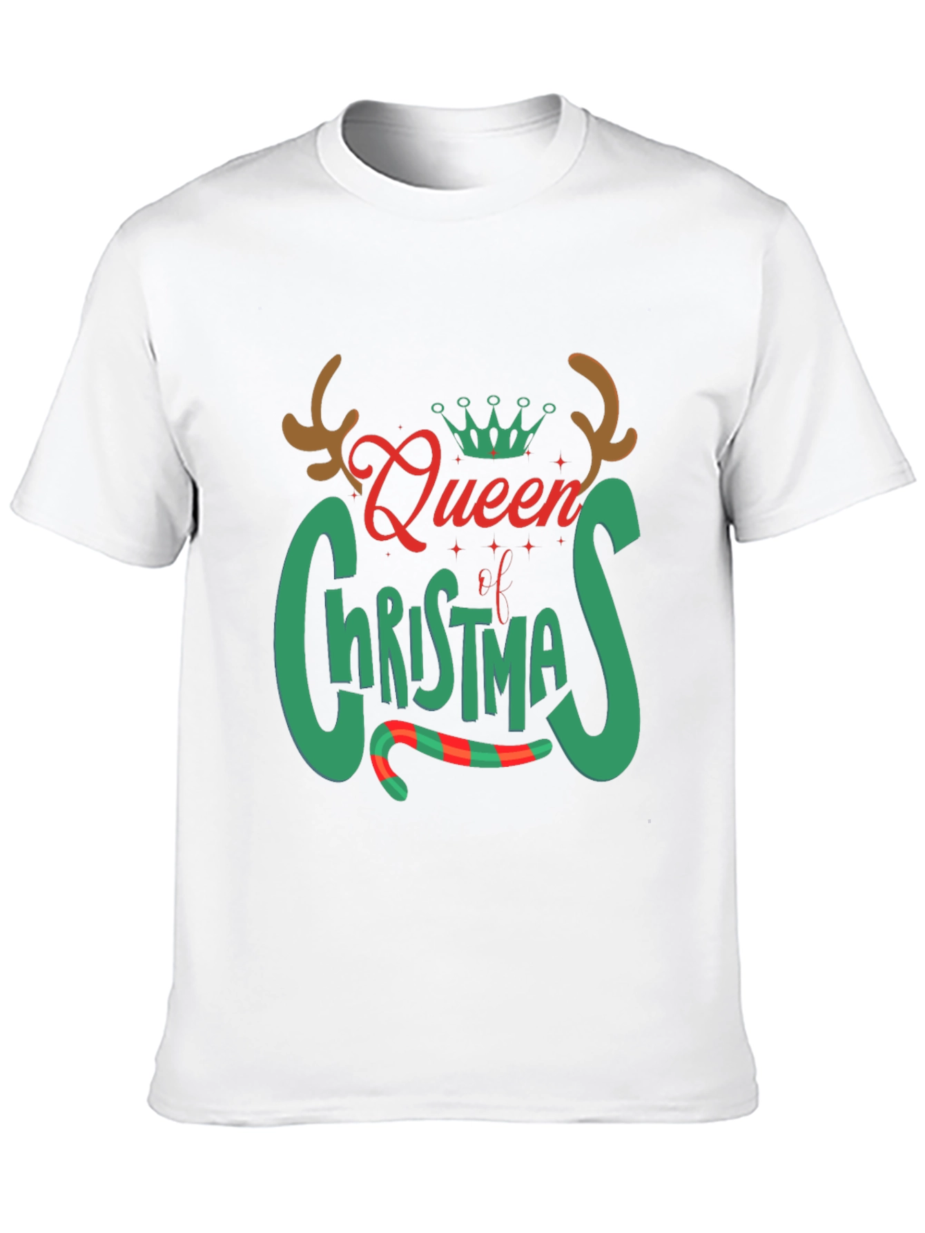 Queen of Christmas Graphic Tee Shirt