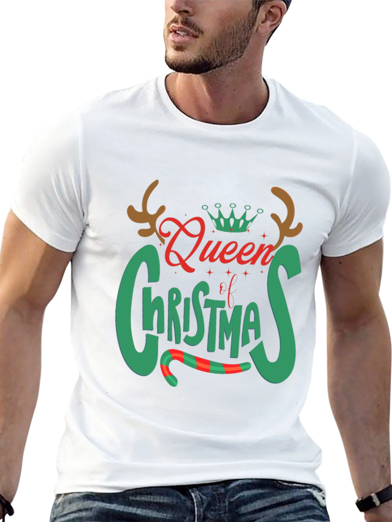 Queen of Christmas Graphic Tee Shirt