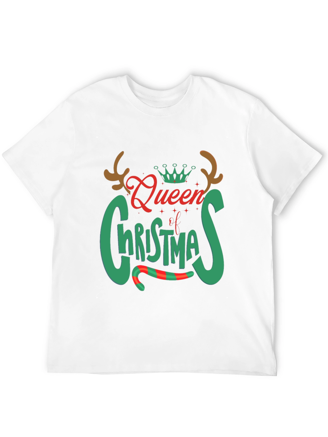 Queen of Christmas Graphic Tee Shirt