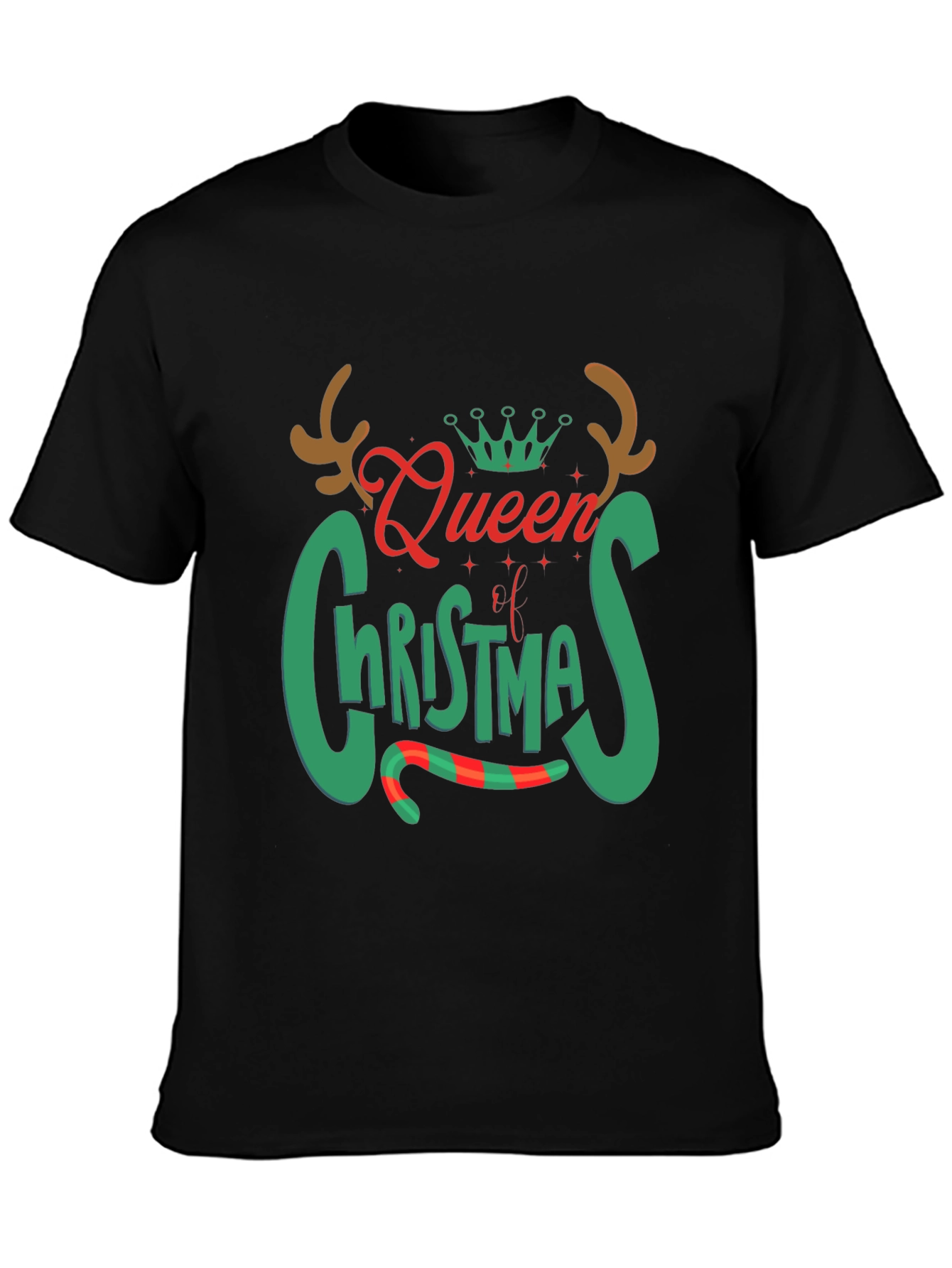 Queen of Christmas Graphic Tee Shirt
