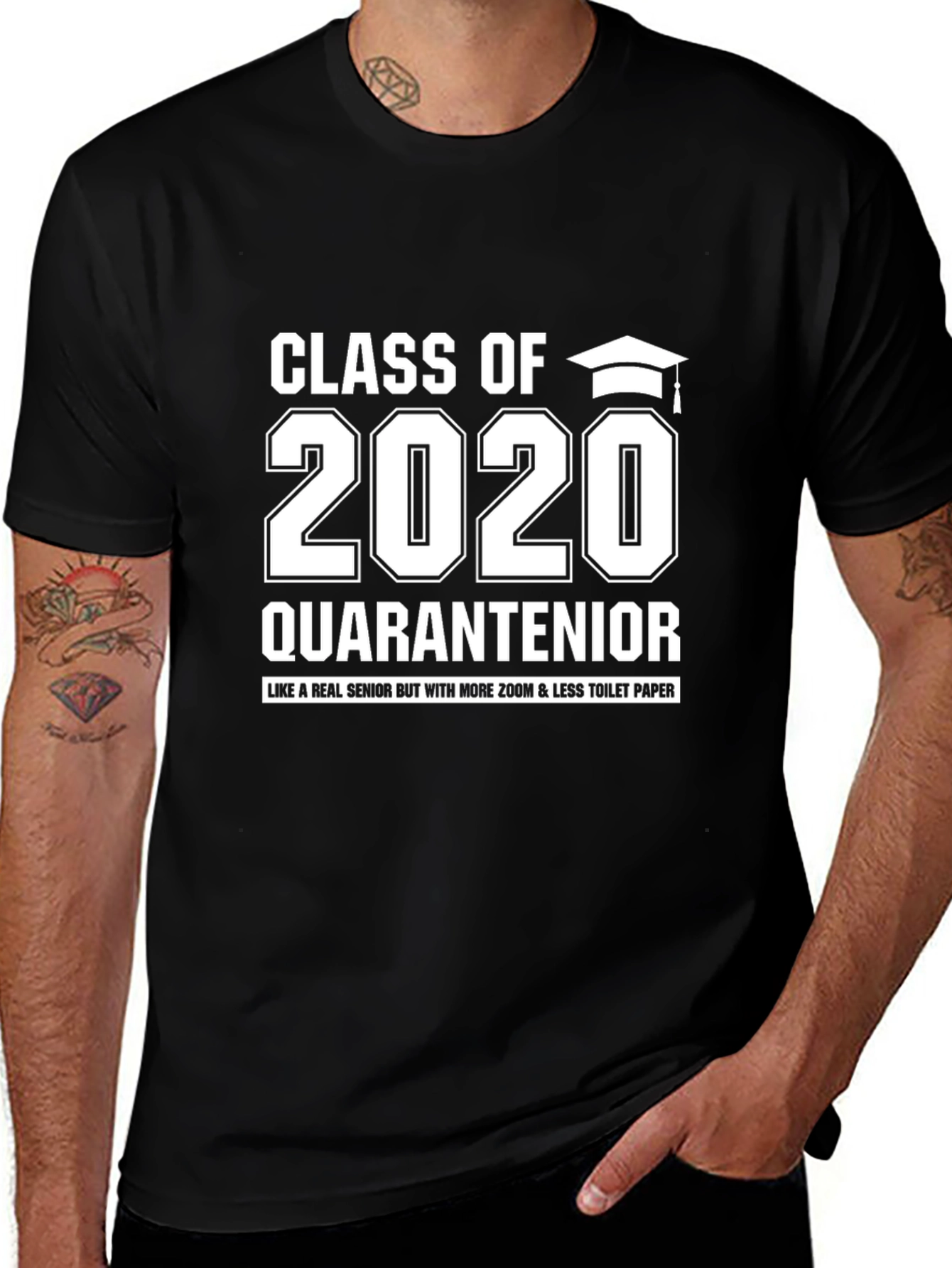 Class of 2020 Quarantenior Graduation T-Shirt