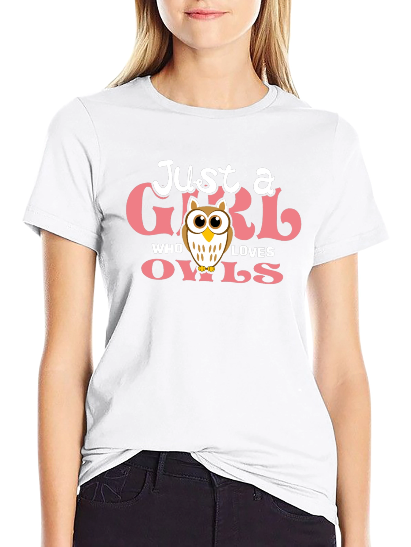 Just a Girl Who Loves Owls T-Shirt