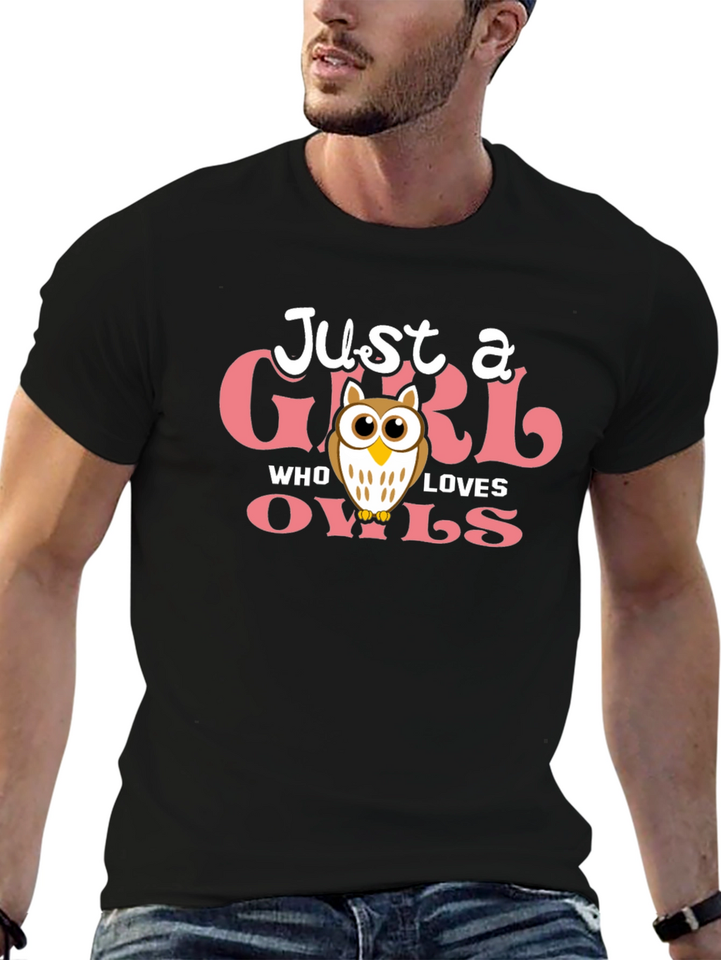 Just a Girl Who Loves Owls T-Shirt