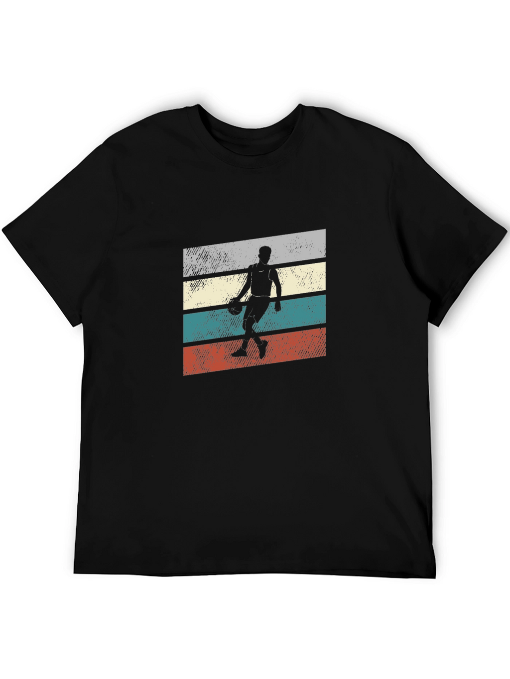 Retro Basketball Player Graphic T-Shirt