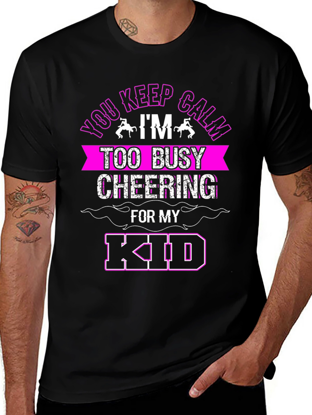 Keep Calm Cheering for My Kid T-Shirt