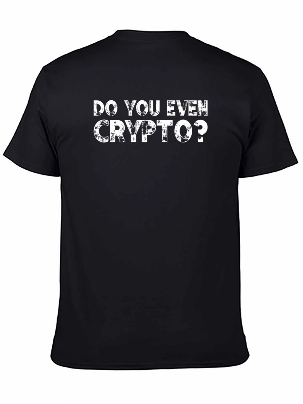 Do You Even Crypto? Black Graphic Tee