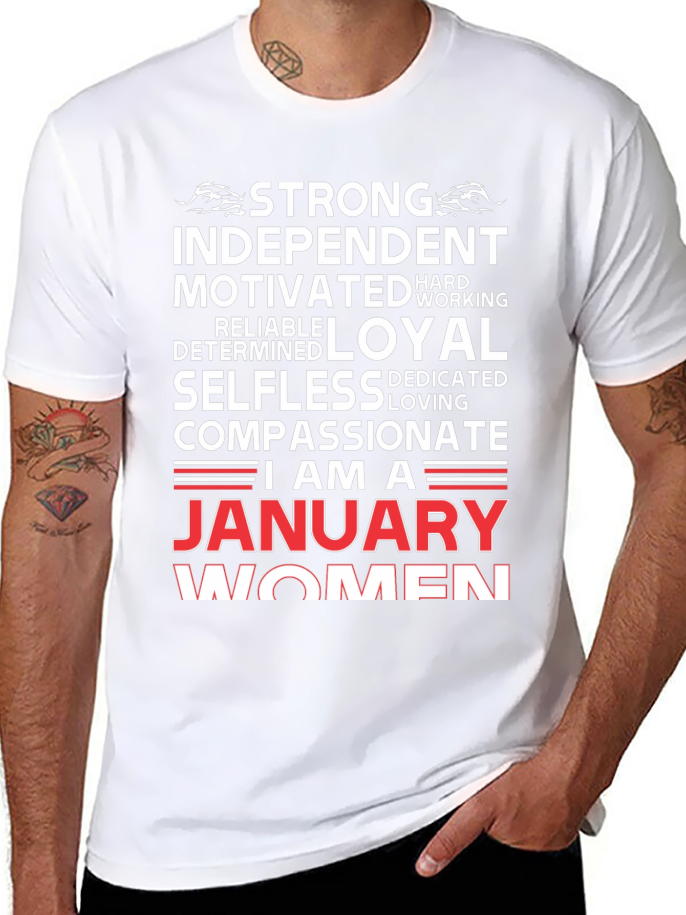 January Women T-Shirt - Strong Independent