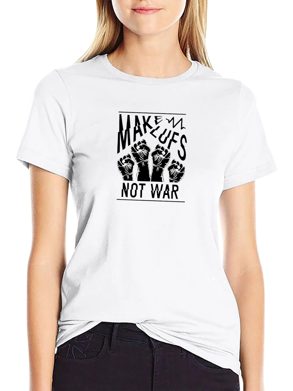 Make Lufs Not War T-Shirt - Peace Activism Tee