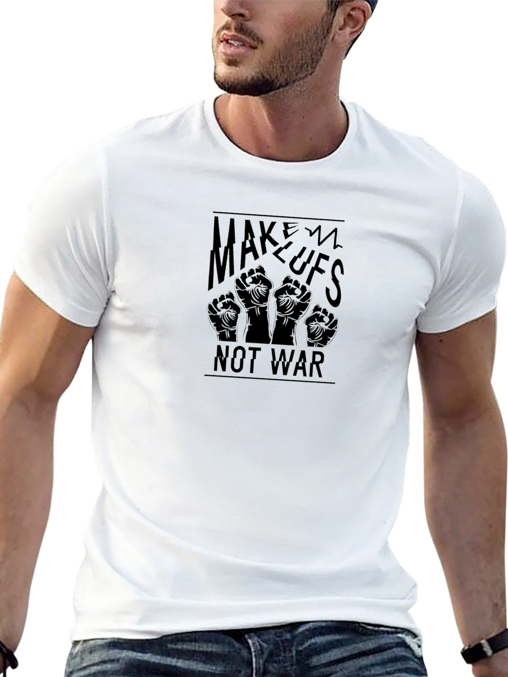 Make Lufs Not War T-Shirt - Peace Activism Tee