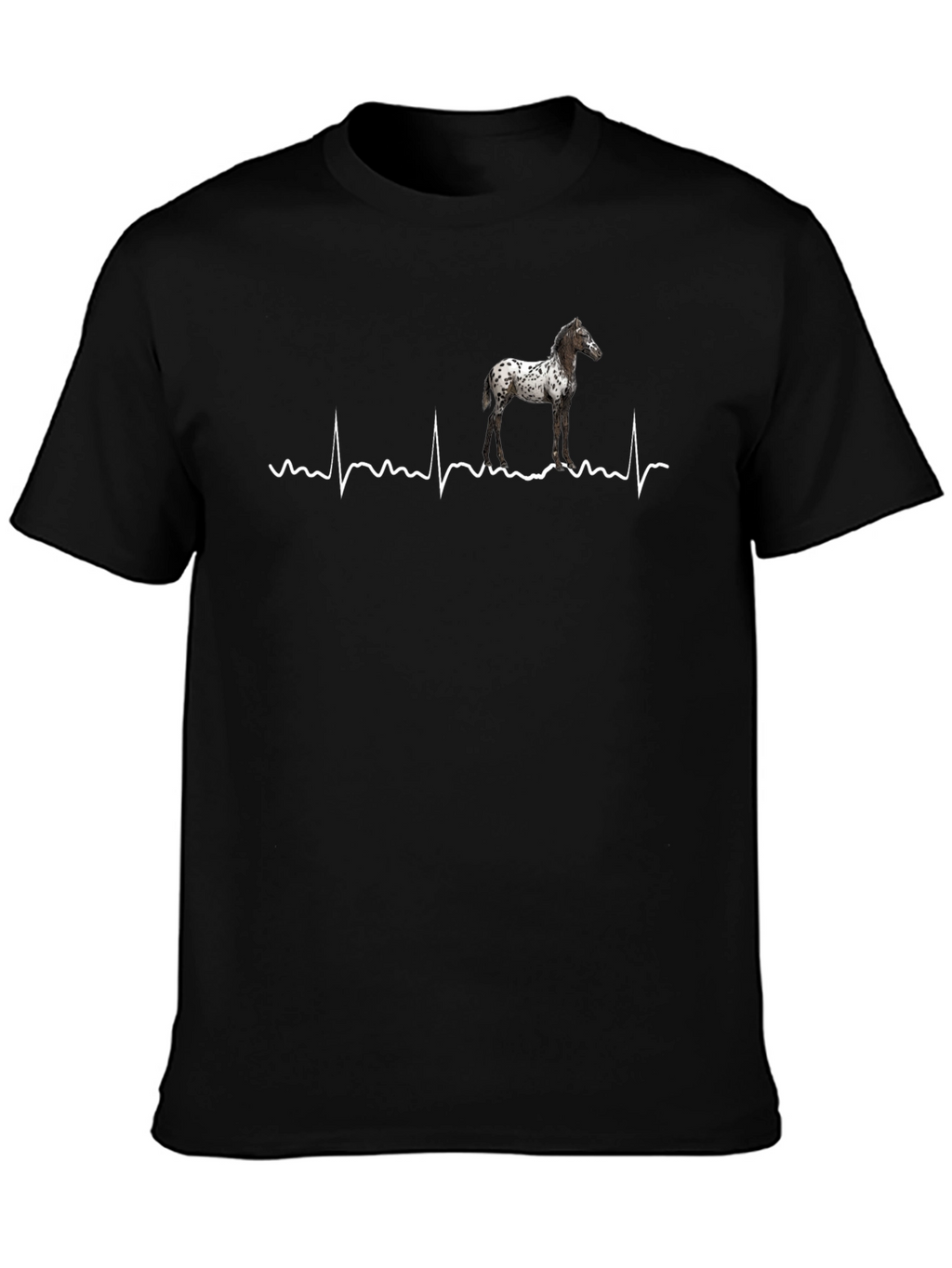 Horse Heartbeat T-Shirt - Stylish Graphic Tee