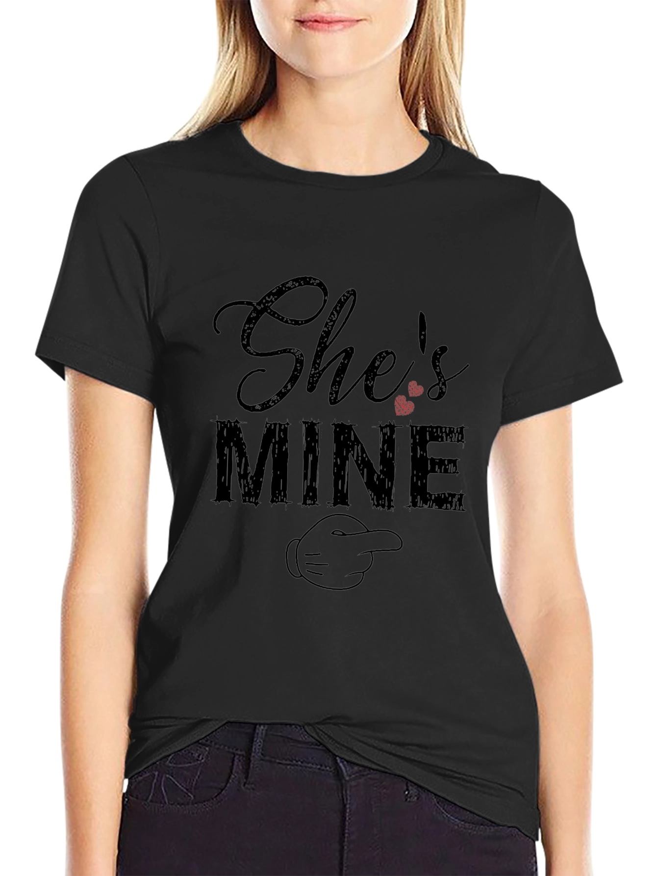 Shes Mine Funny Couple T-Shirt