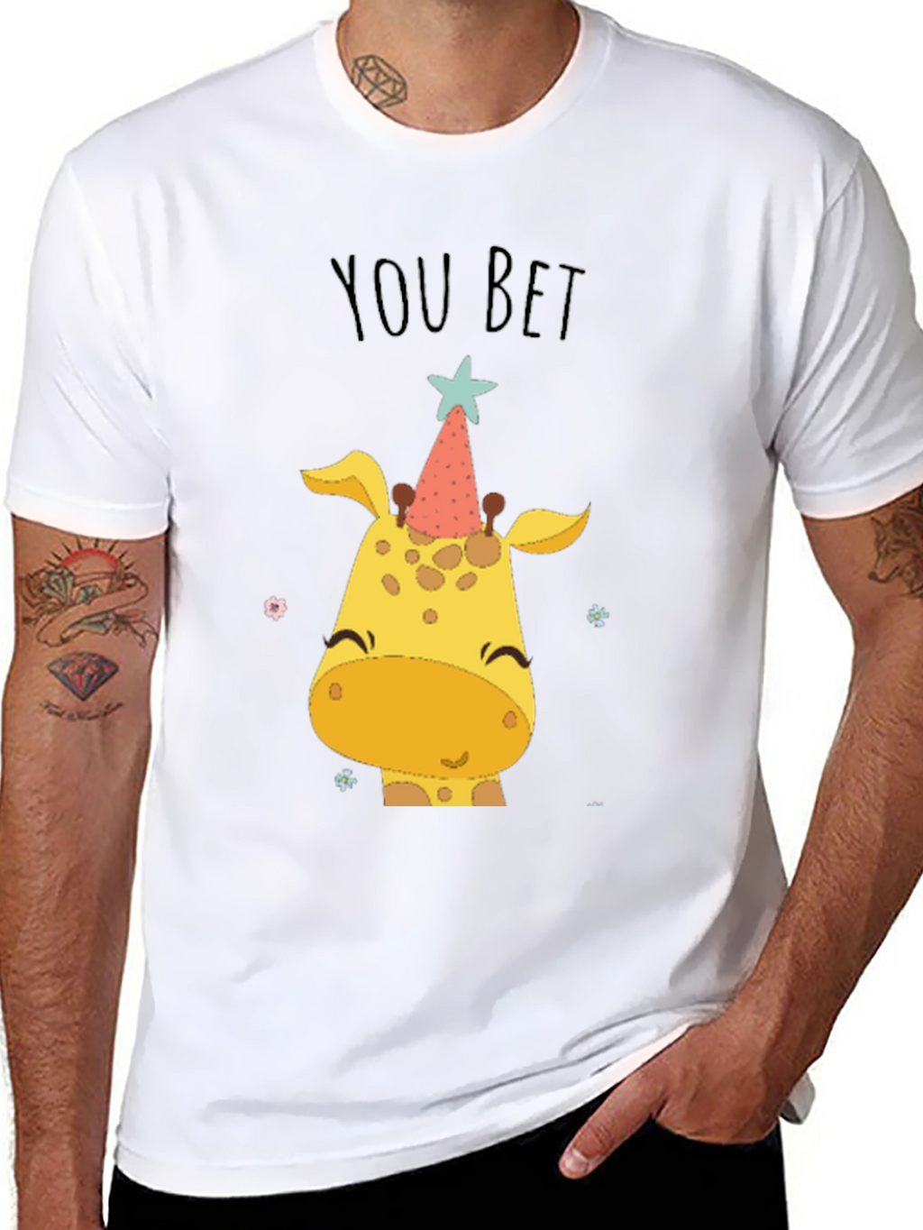 You Bet Giraffe T-Shirt Cute Animal Tee