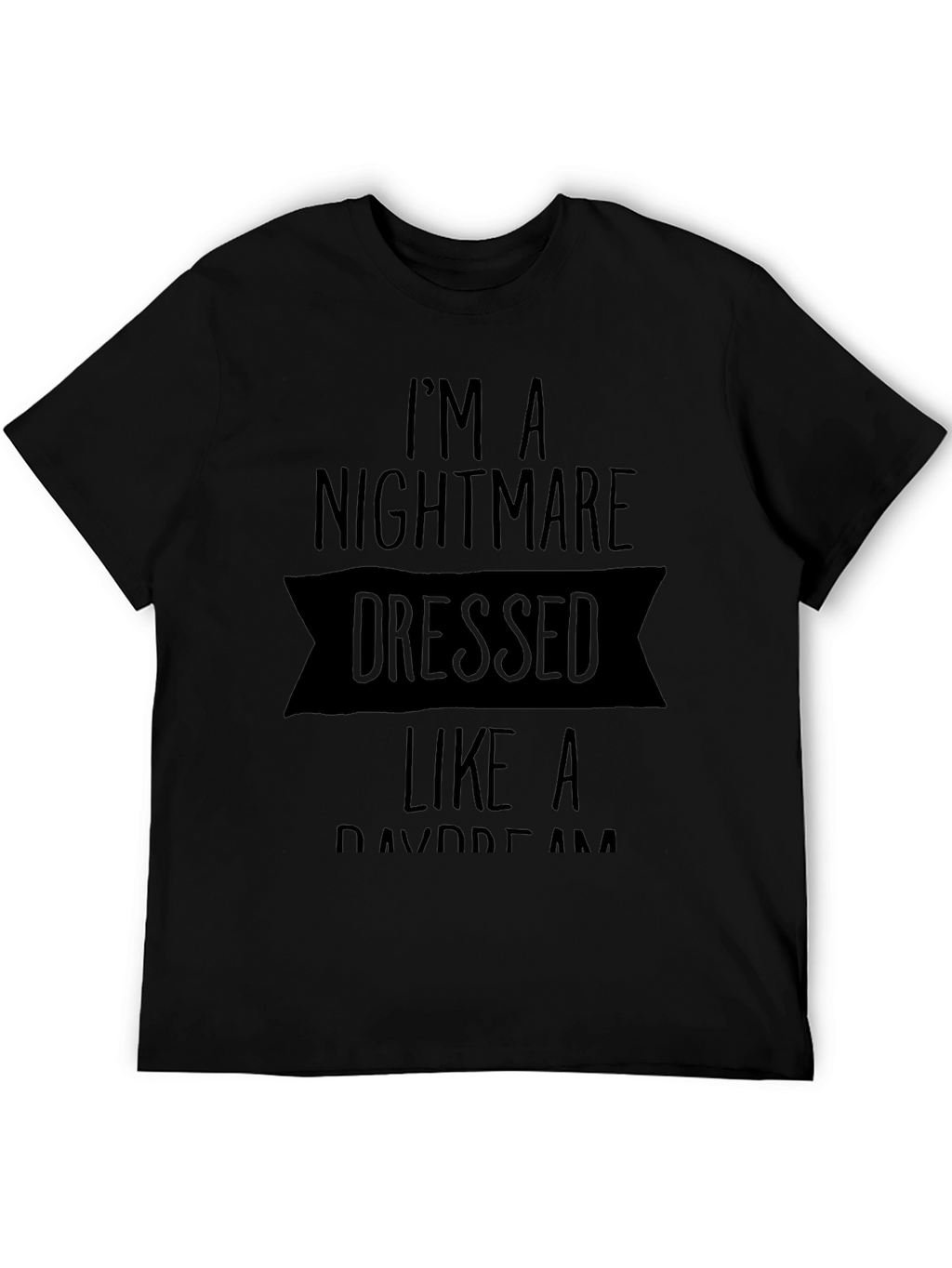 Nightmare Daydream Graphic Tee - Mens Black T-Shirt
