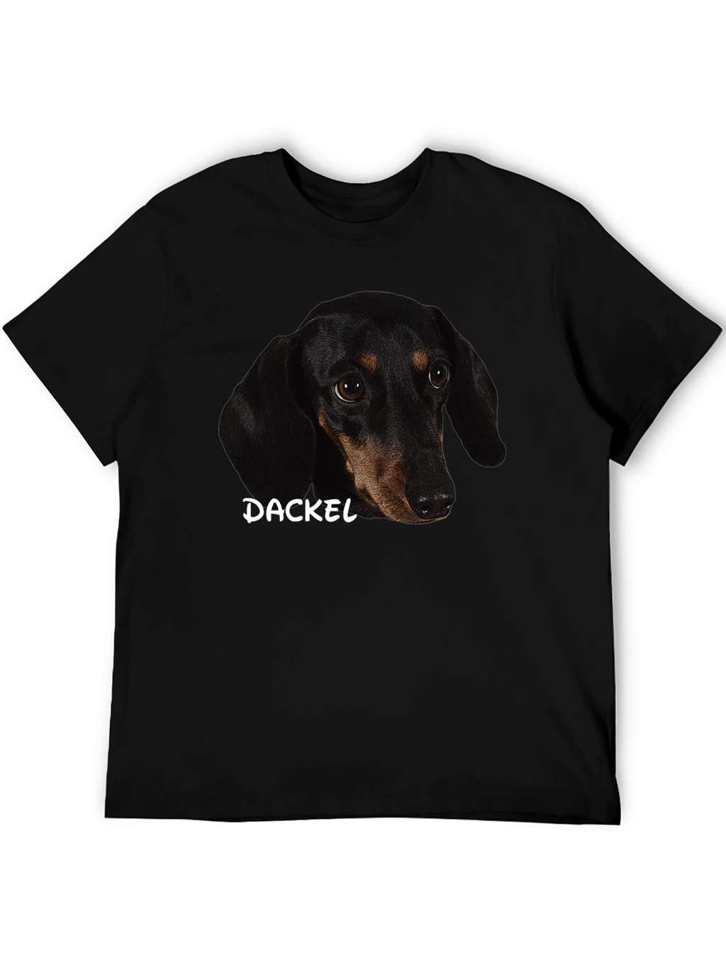 Dackel Dog Graphic Tee - Black Unisex T-Shirt