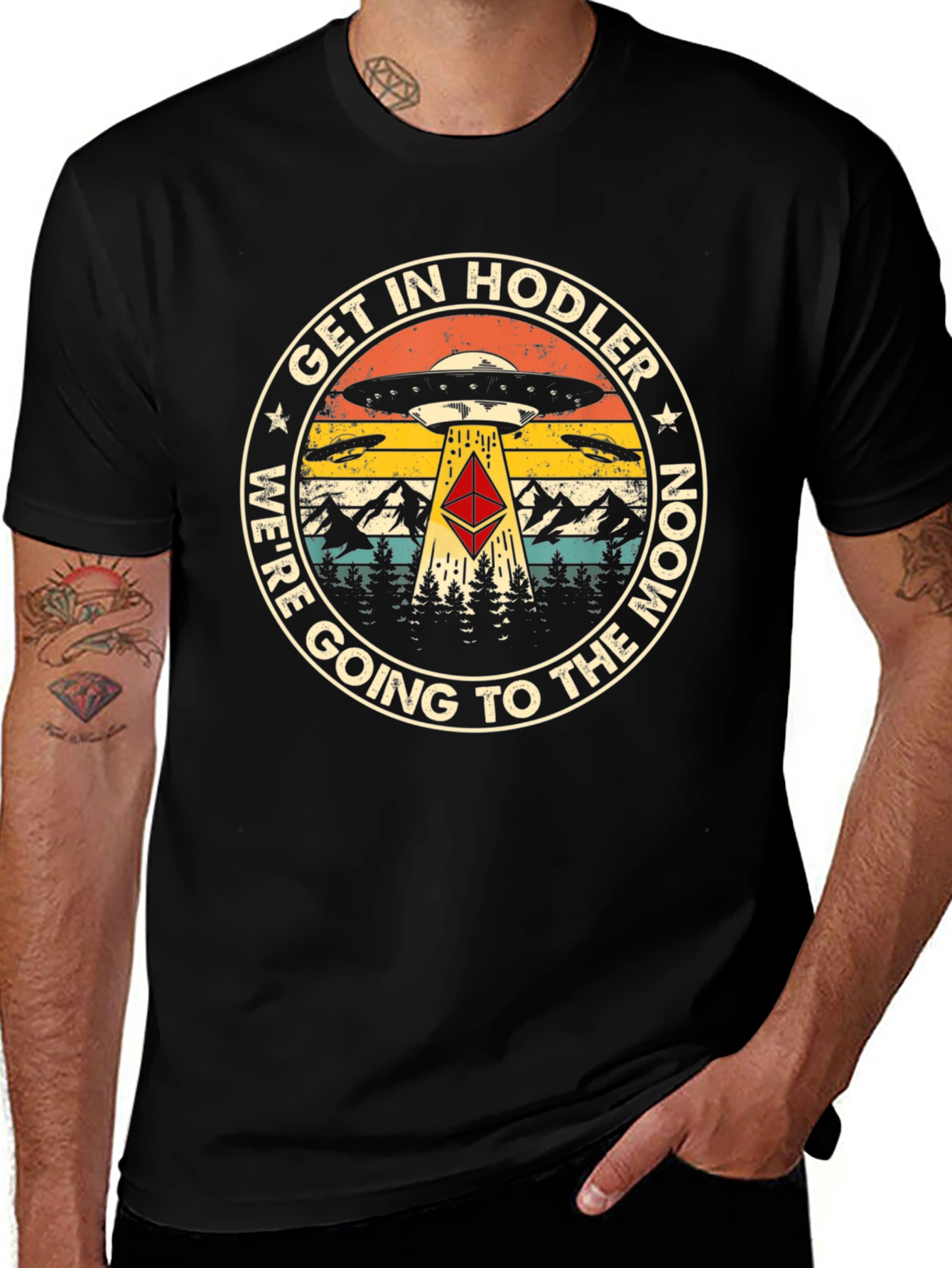Get In Hodler Tee - To the Moon!