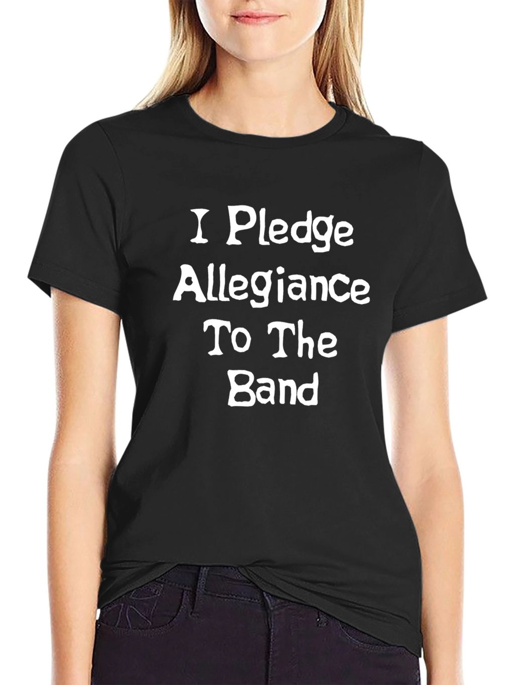 I Pledge Allegiance to The Band Black T-Shirt