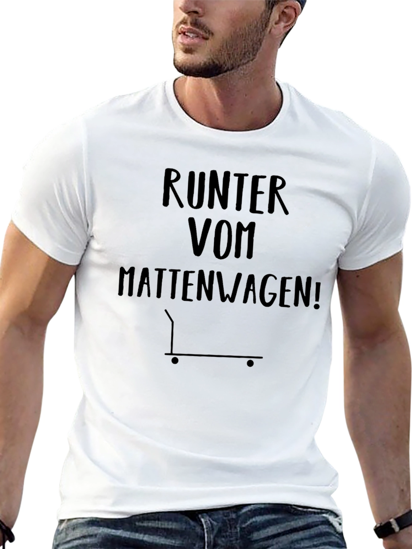 RUNTEM VOM MATTENWAGEN T-Shirt