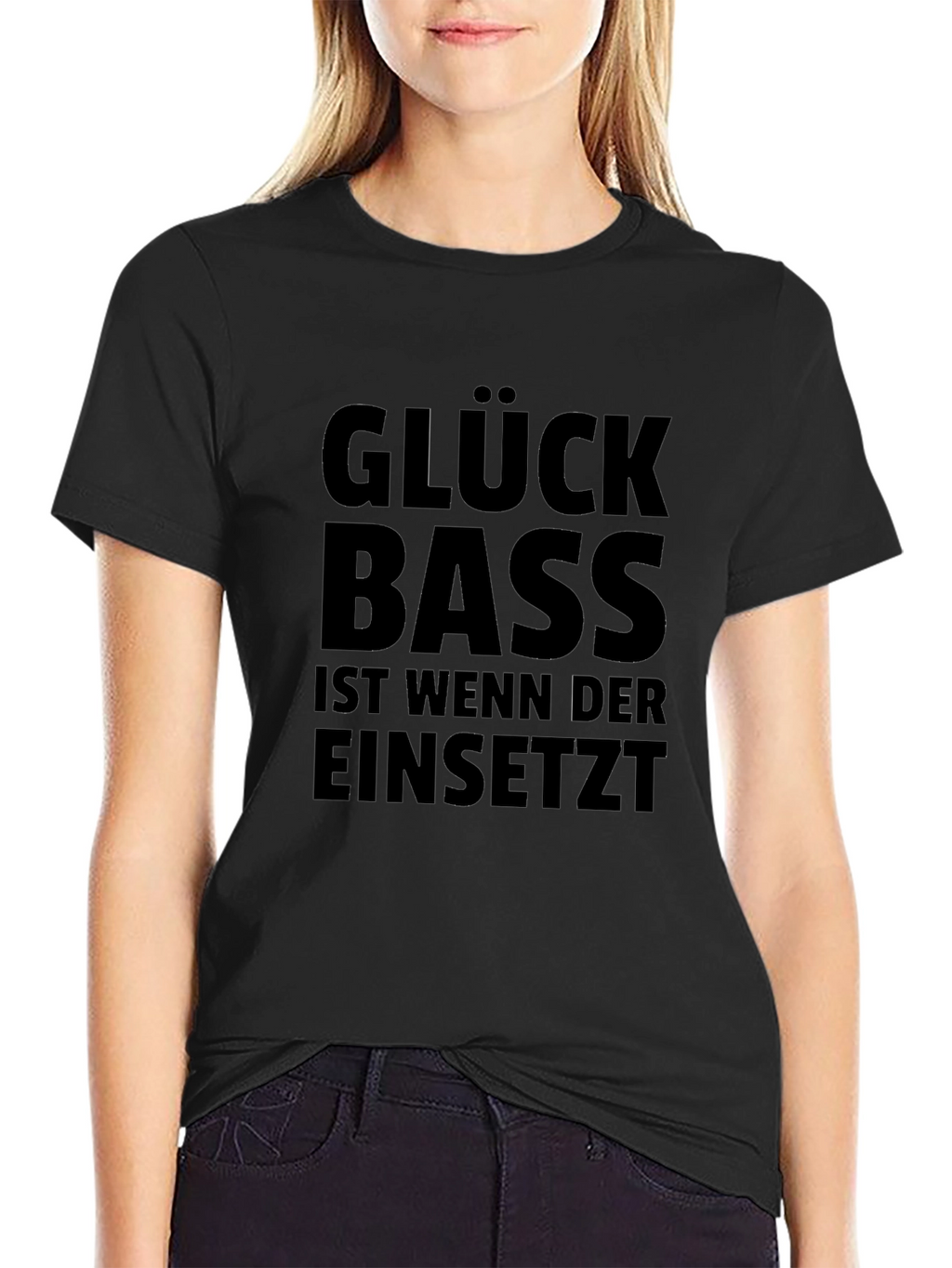 Glück Bass T-Shirt - Music Lover Tee