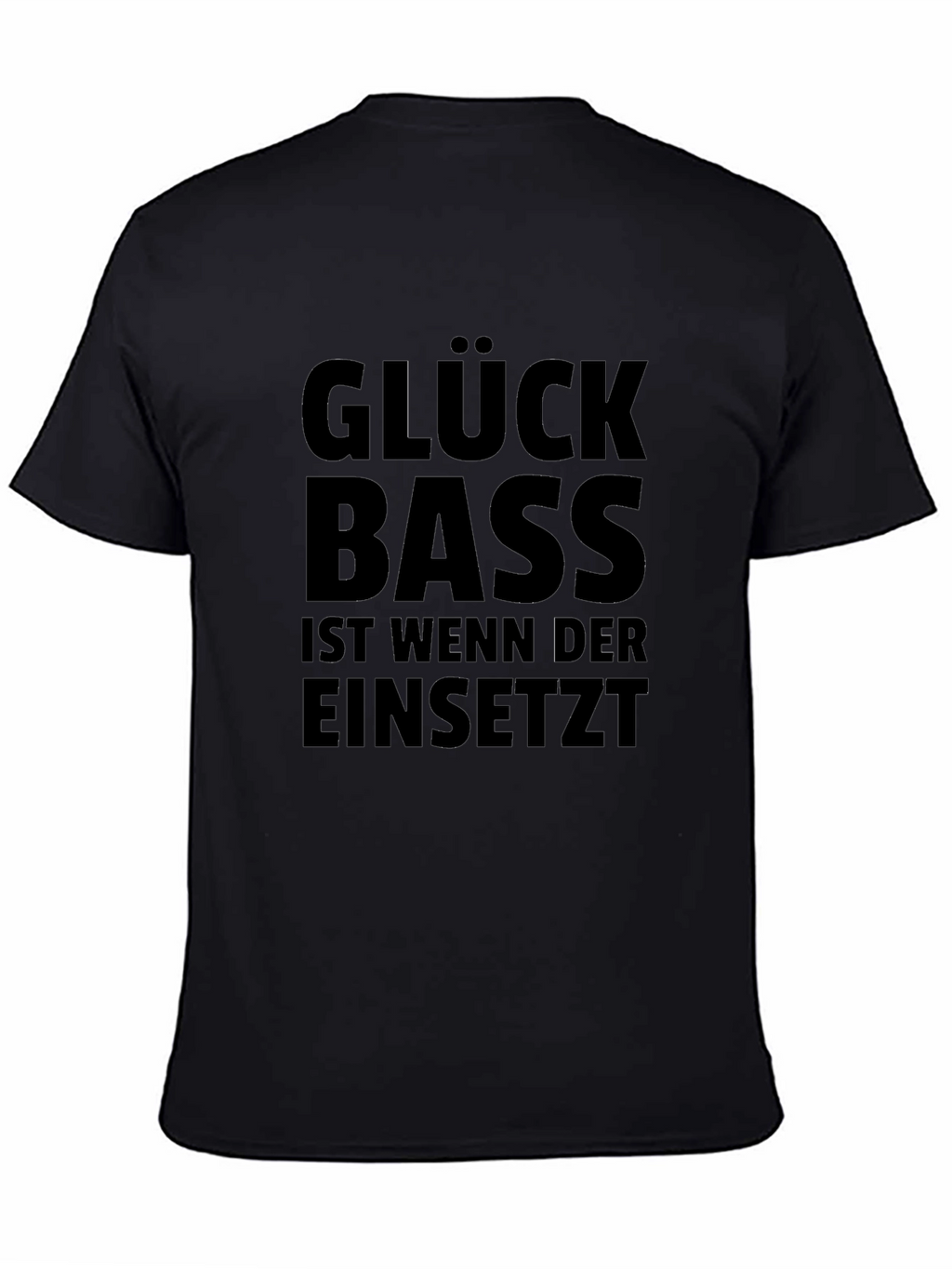Glück Bass T-Shirt - Music Lover Tee