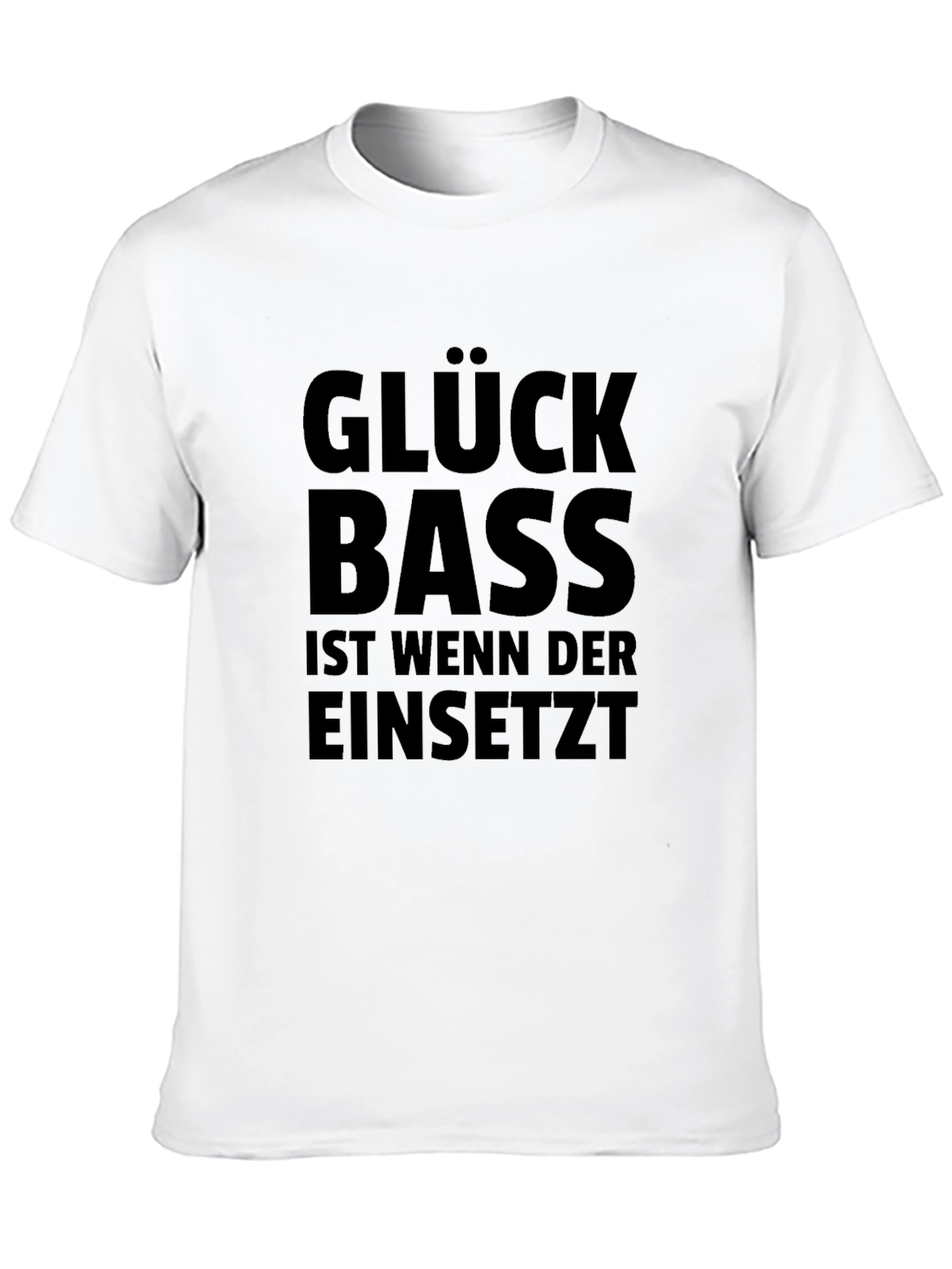 Glück Bass T-Shirt - Music Lover Tee
