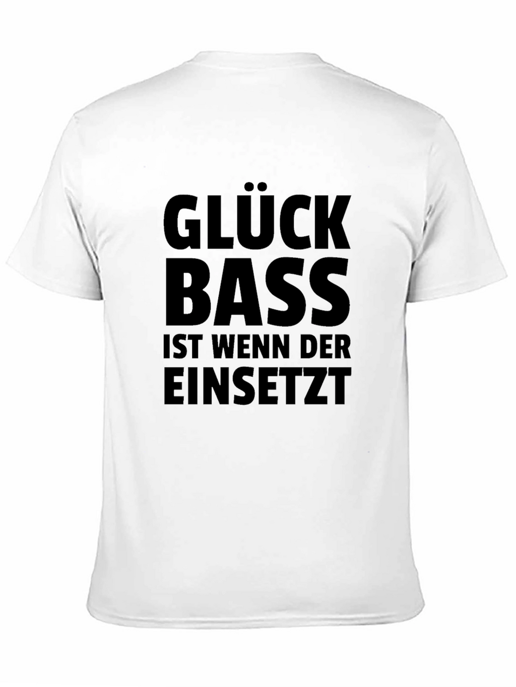 Glück Bass T-Shirt - Music Lover Tee