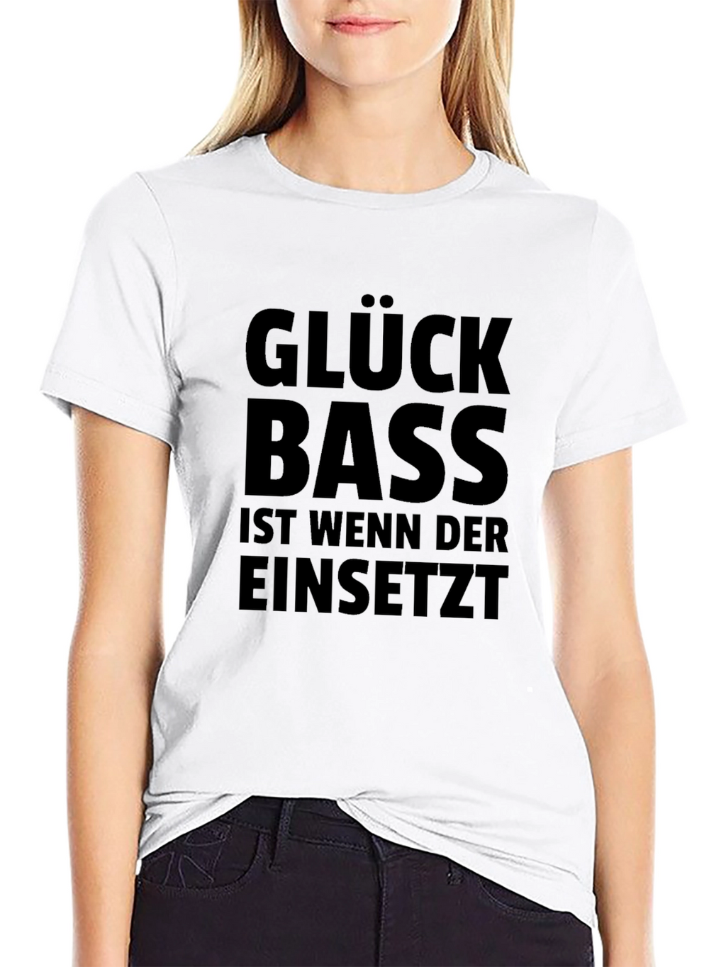 Glück Bass T-Shirt - Music Lover Tee