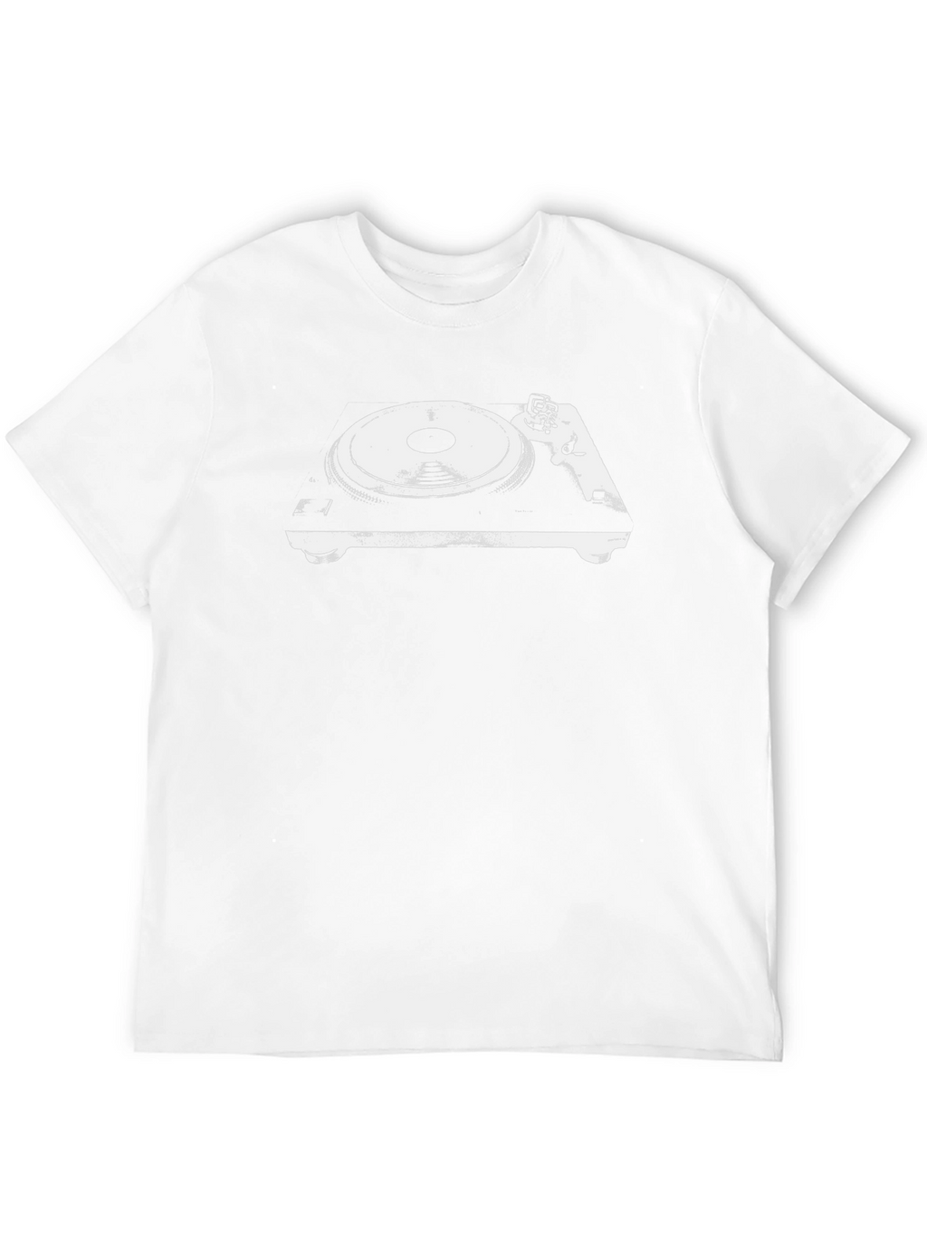 Turntable Graphic T-Shirt - Classic DJ Style