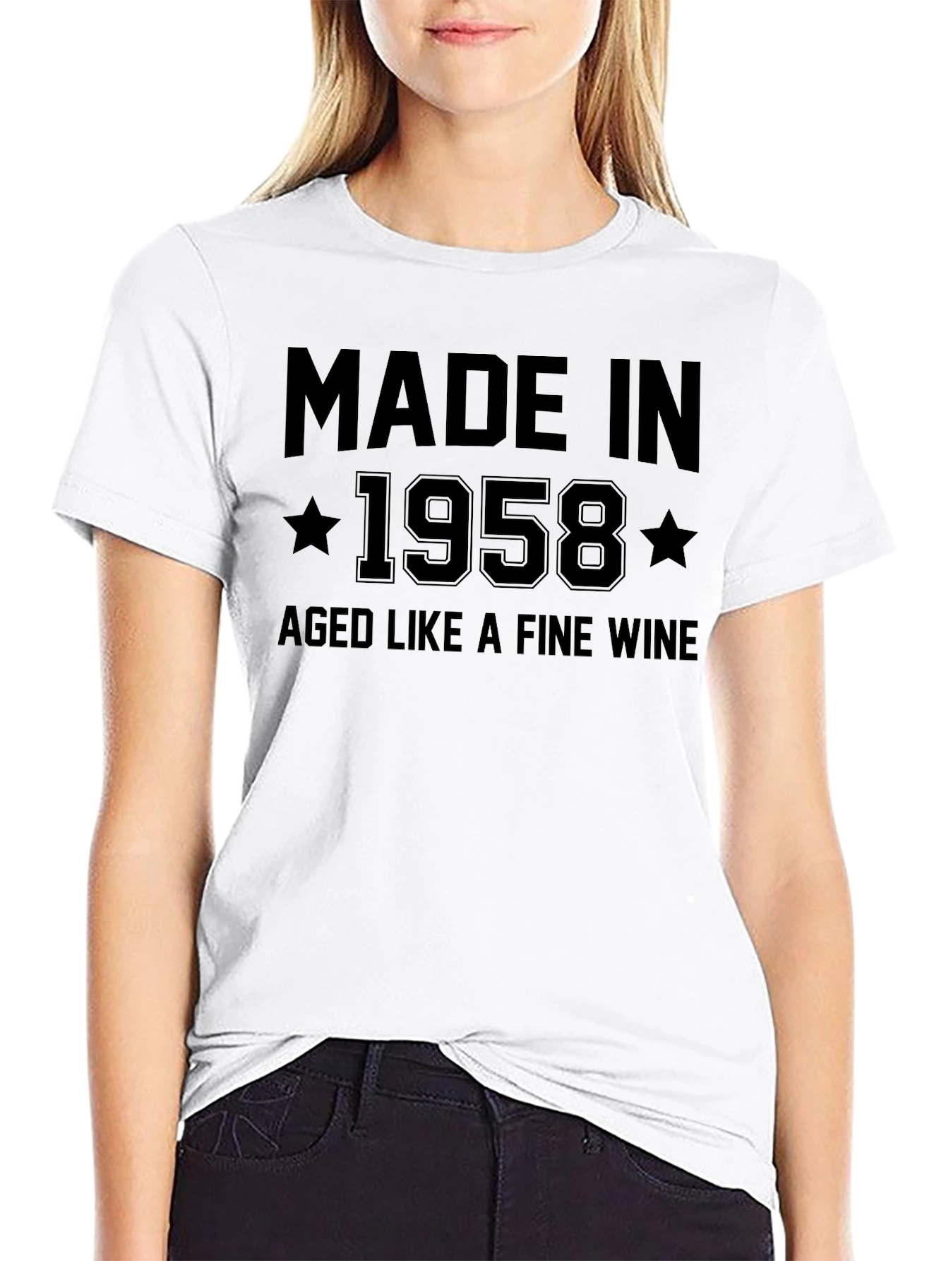 Made in 1958 Aged Like Fine Wine Graphic T-Shirt