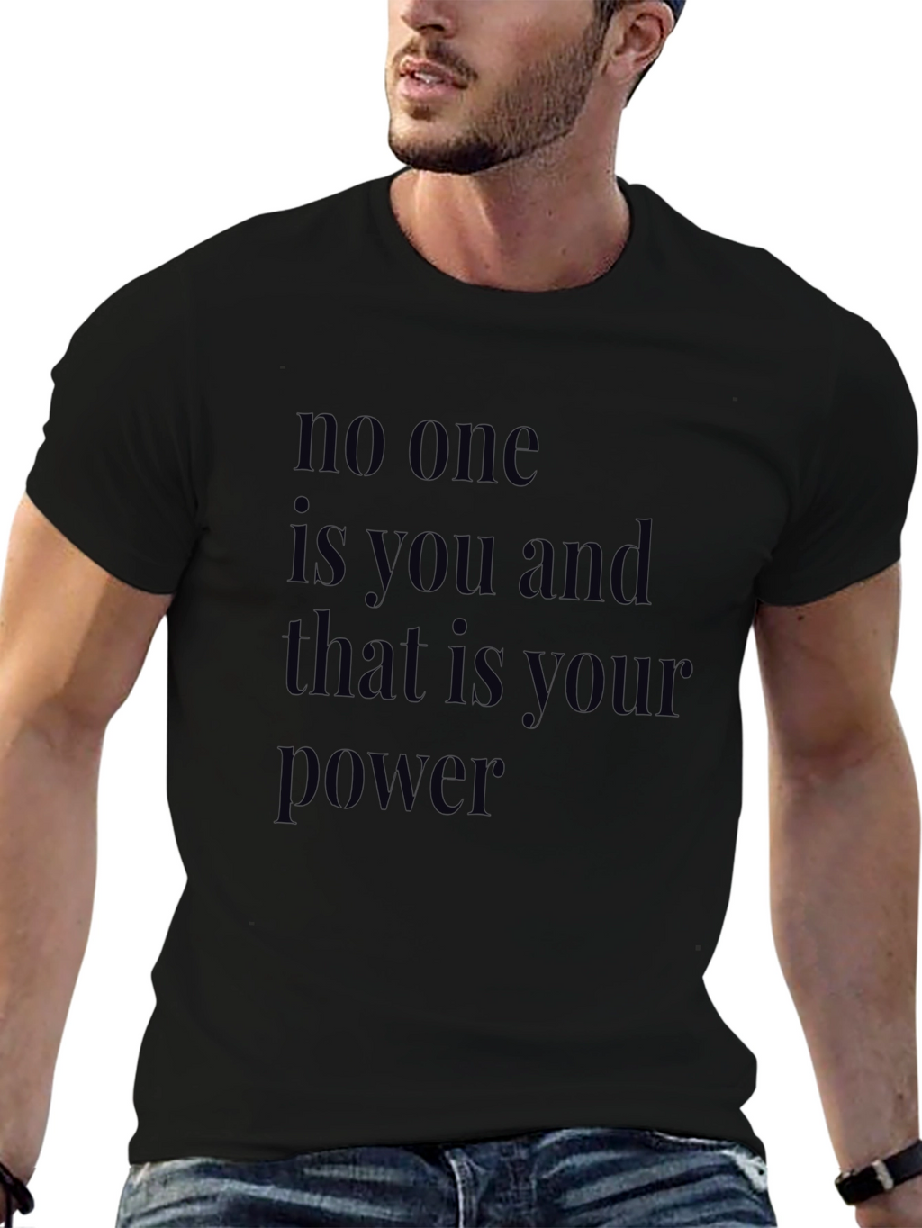 Empowering Statement Black T-Shirt