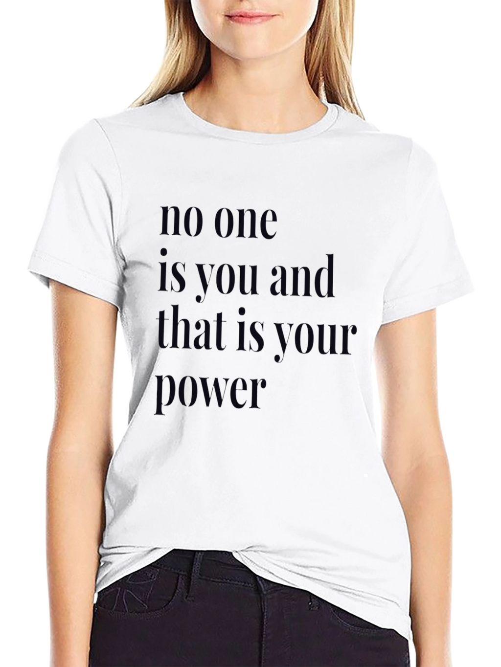 Empowering Statement Black T-Shirt