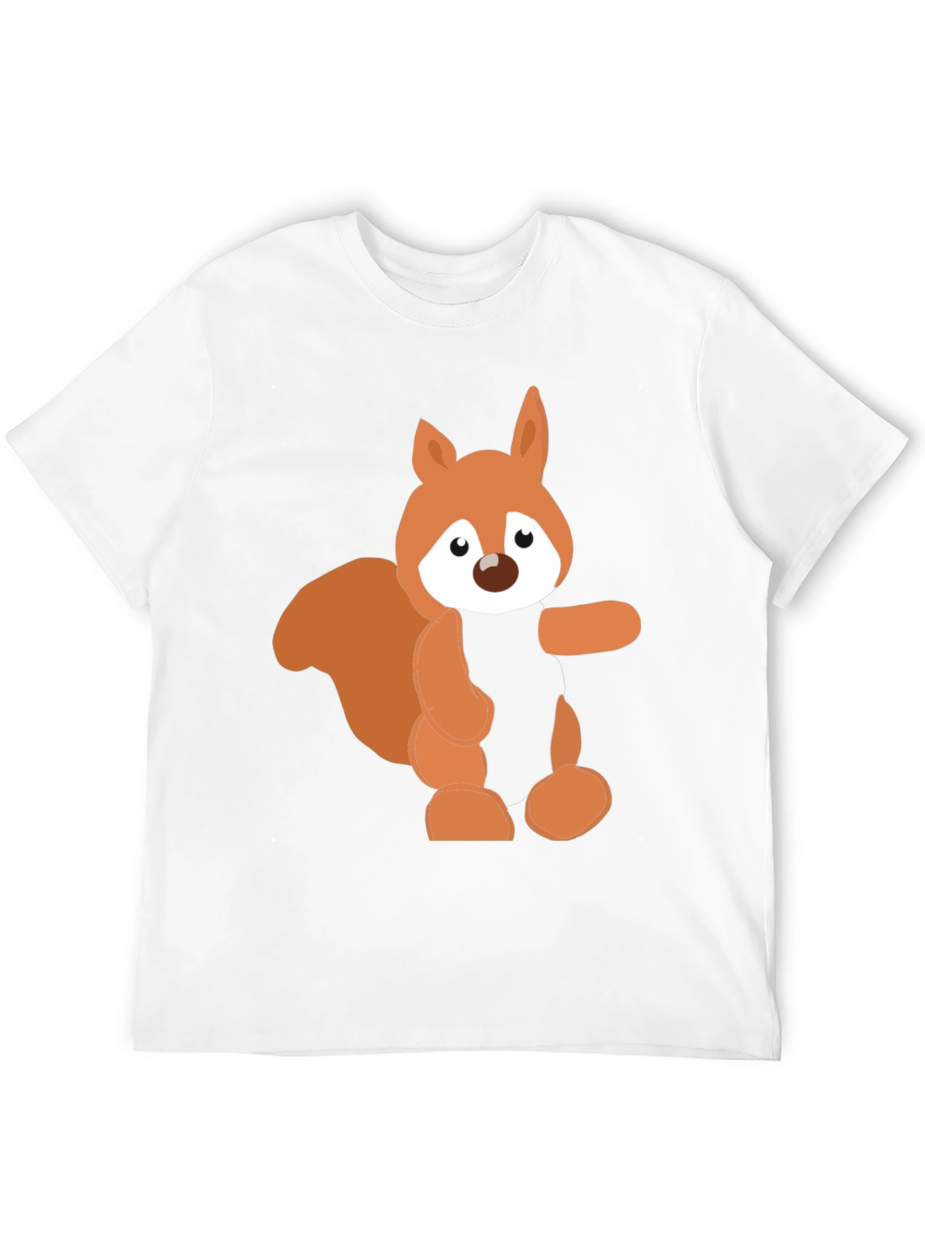 Squirrel Graphic T-Shirt - Cute Cartoon Animal Design