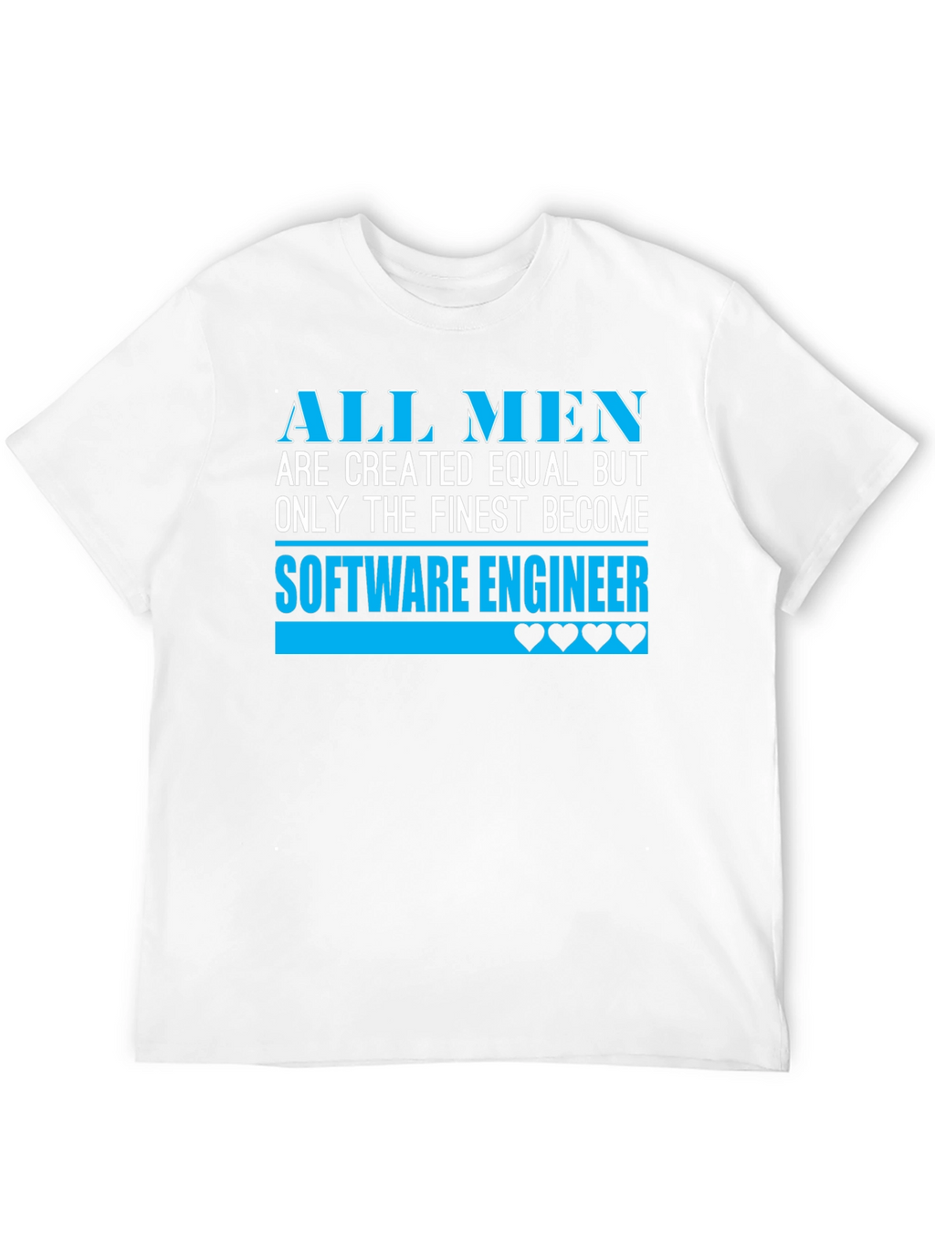 Finest Software Engineer Black T-Shirt