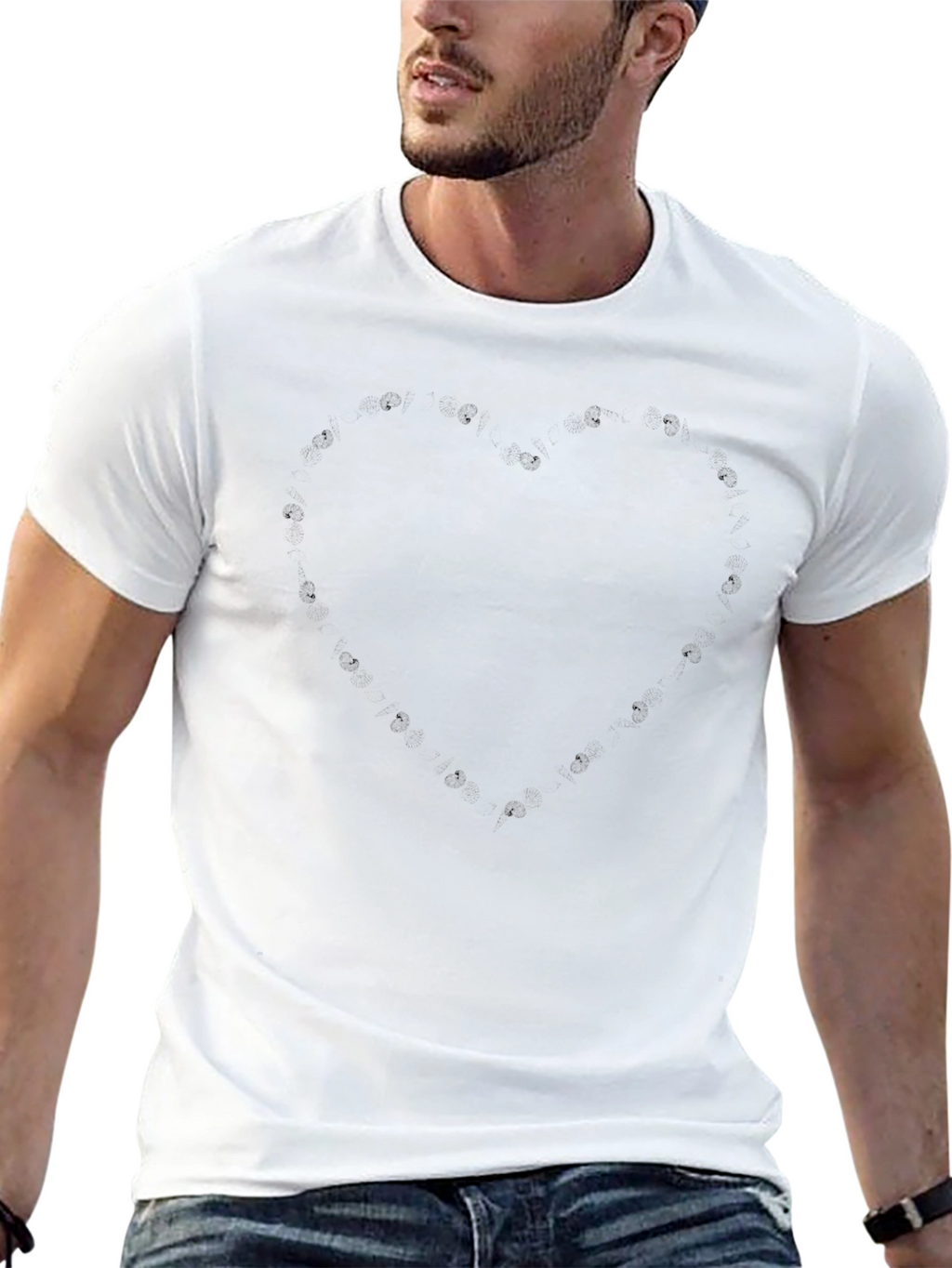 Mens Solid Black Crew Neck Short Sleeve T-Shirt