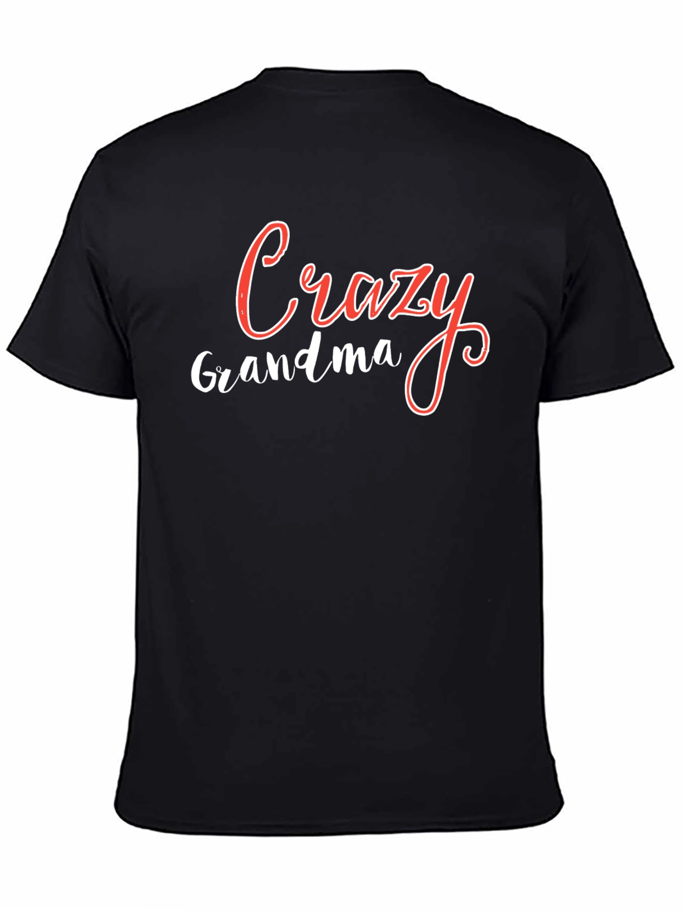 Crazy Grandma Graphic Tee - Novelty T-Shirt