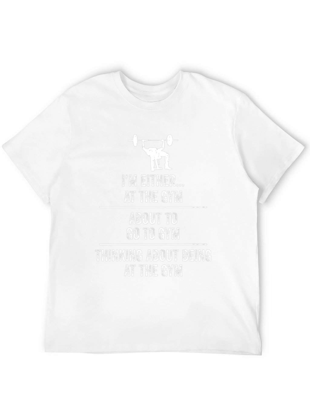 Gym Motivation T-Shirt - Weightlifting Design
