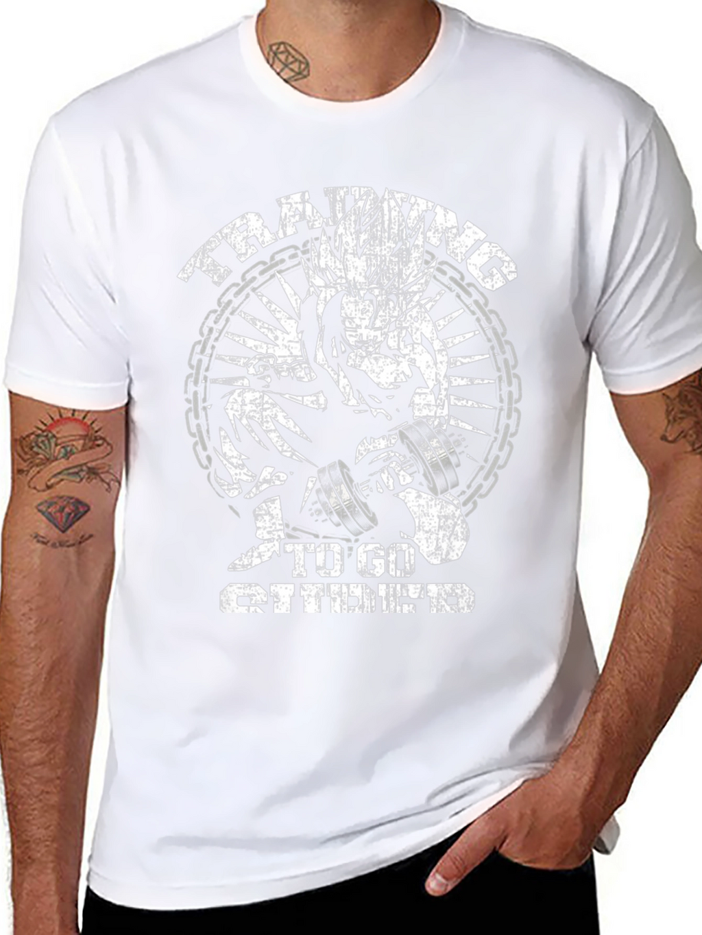 Training To Go Super T-Shirt | Anime Gym Tee