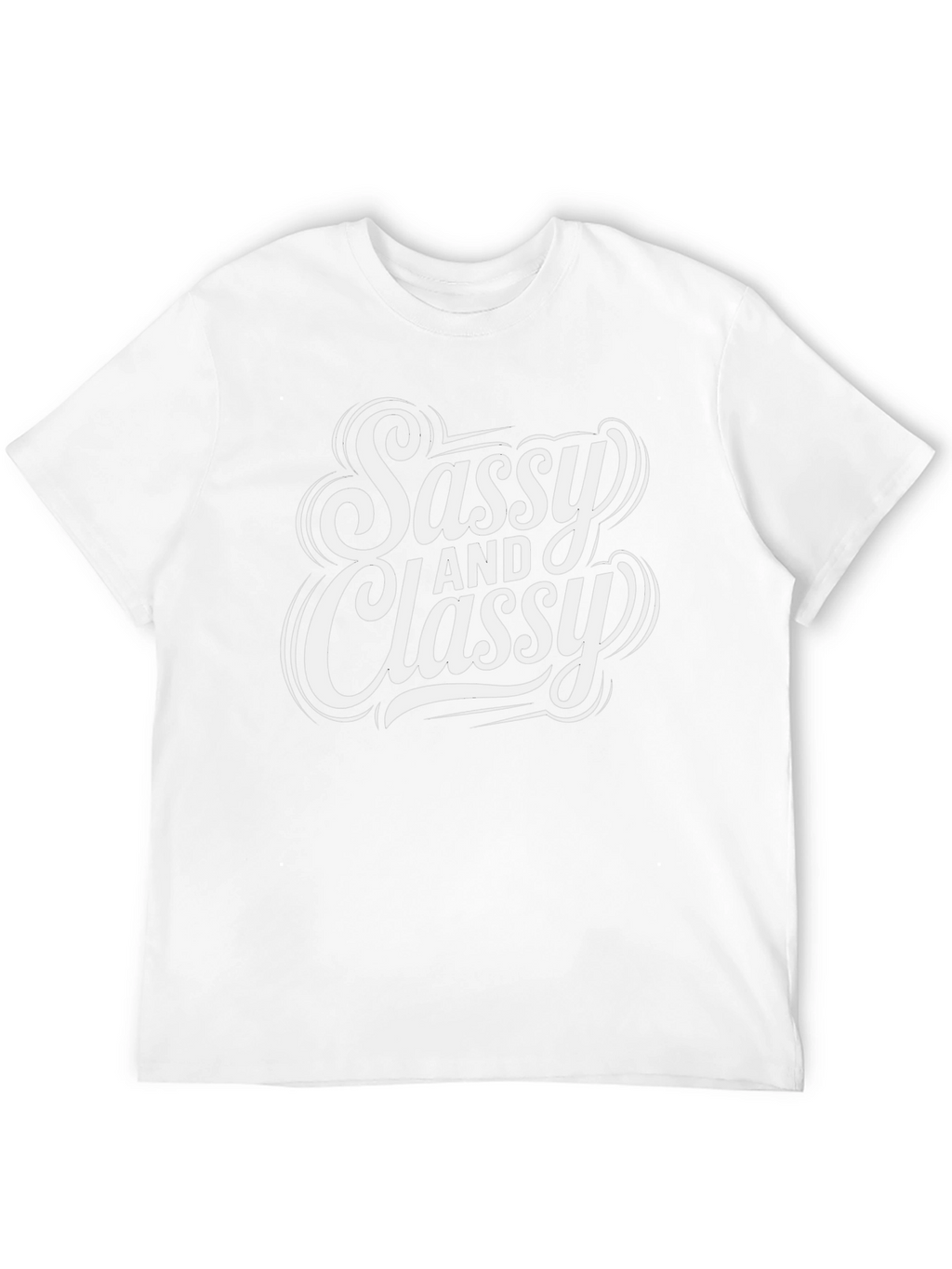 Sassy and Classy Black T-Shirt