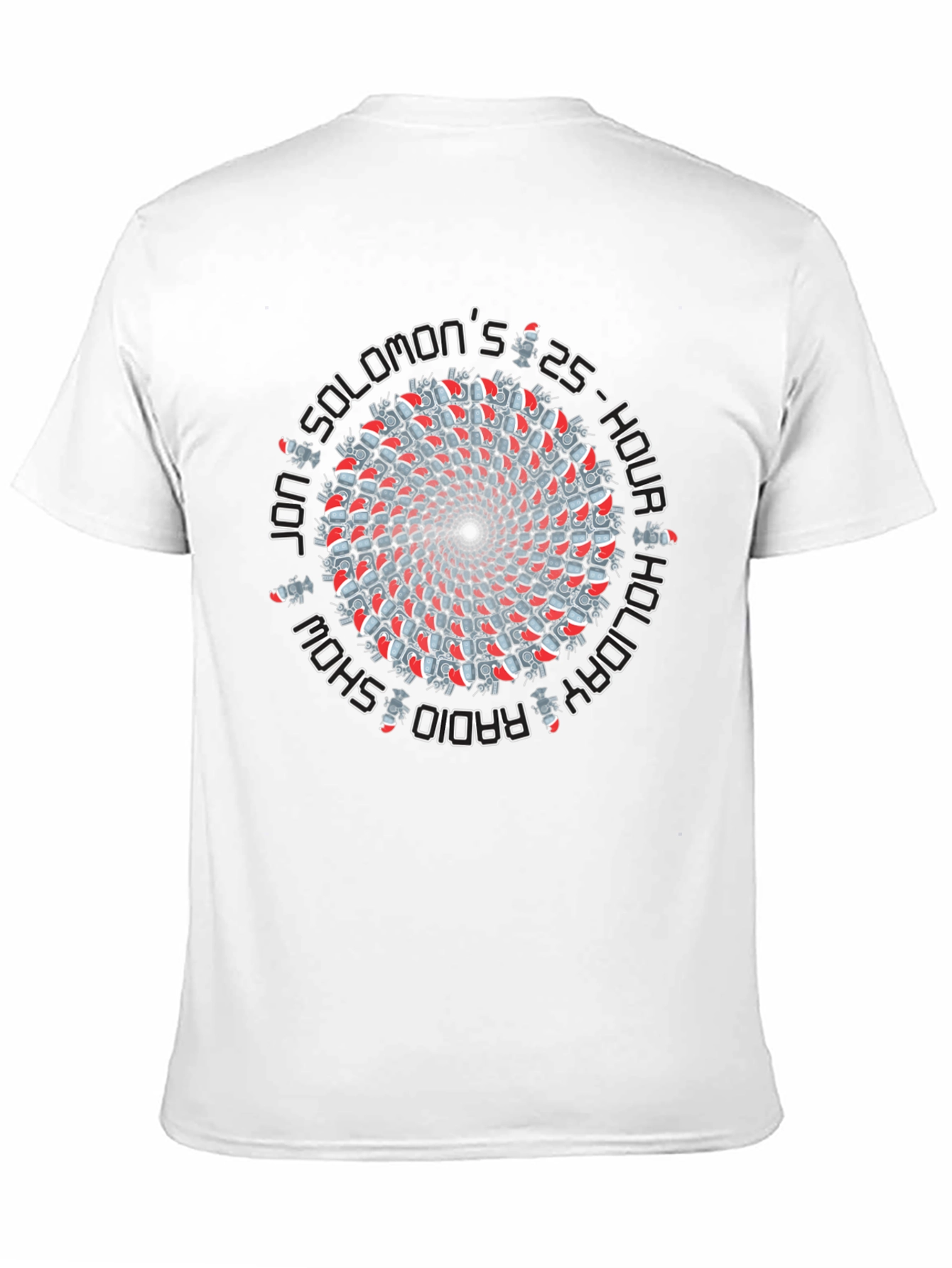 Jon Solomon 25-Hour Holiday Radio Show Black T-Shirt