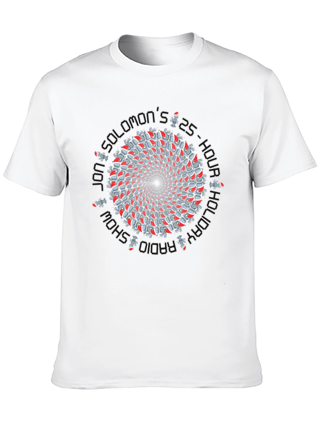 Jon Solomon 25-Hour Holiday Radio Show Black T-Shirt