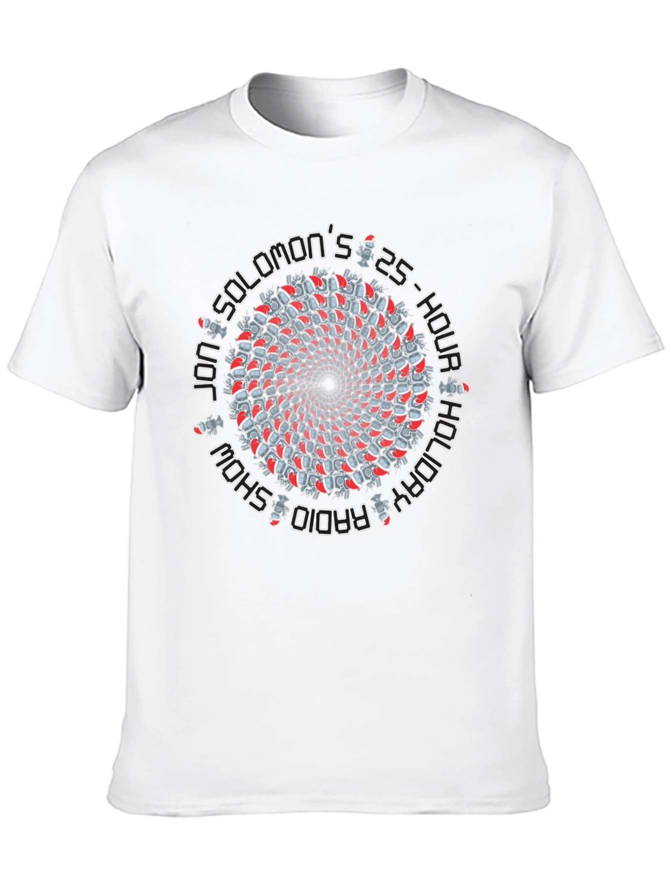 Jon Solomon 25-Hour Holiday Radio Show Black T-Shirt