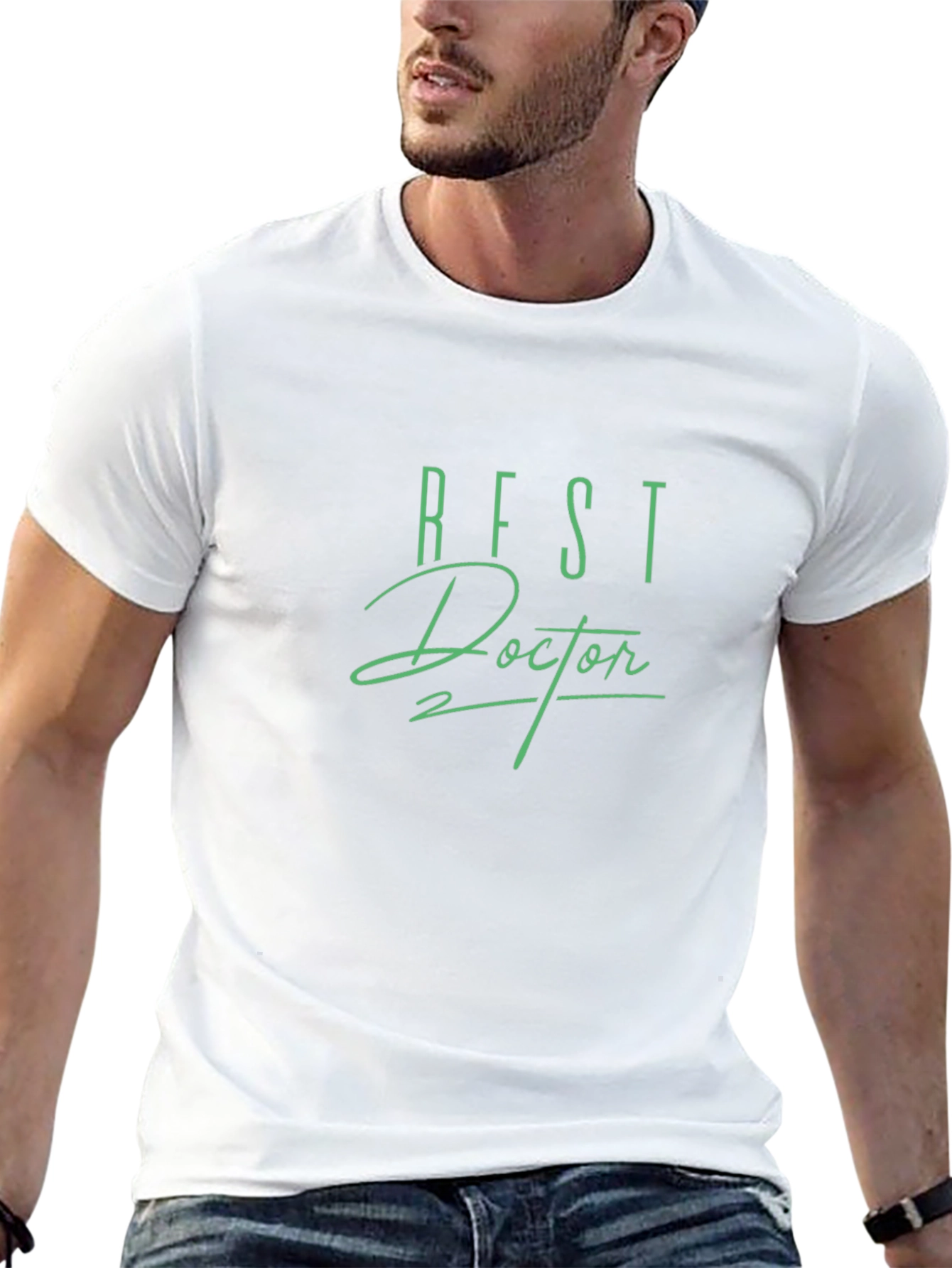 Best Doctor T-Shirt - Black Cotton Blend