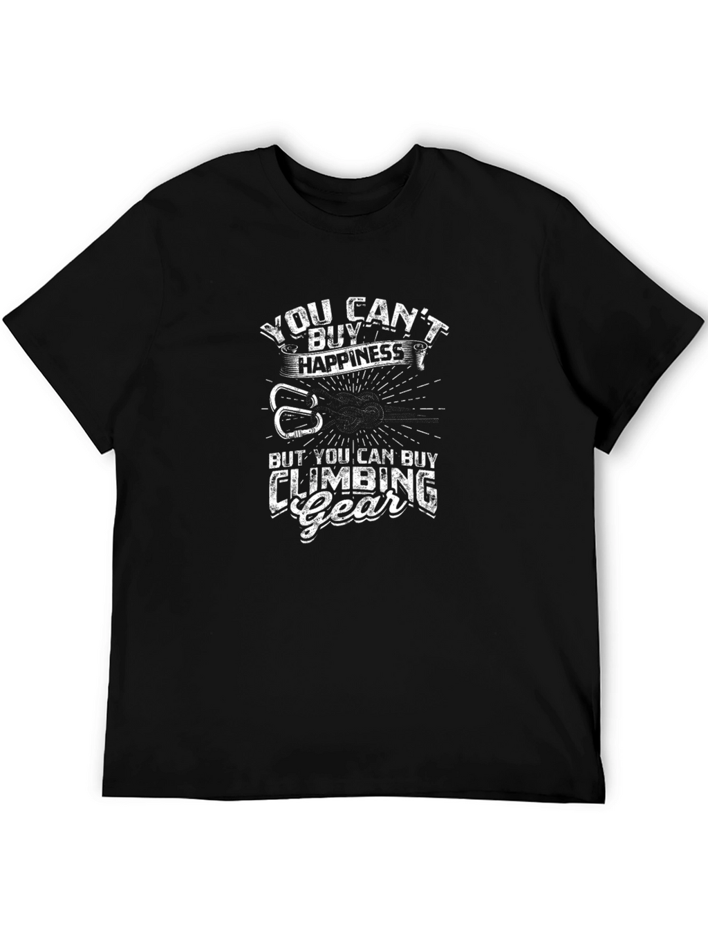 Climbing Gear Happiness Graphic T-Shirt