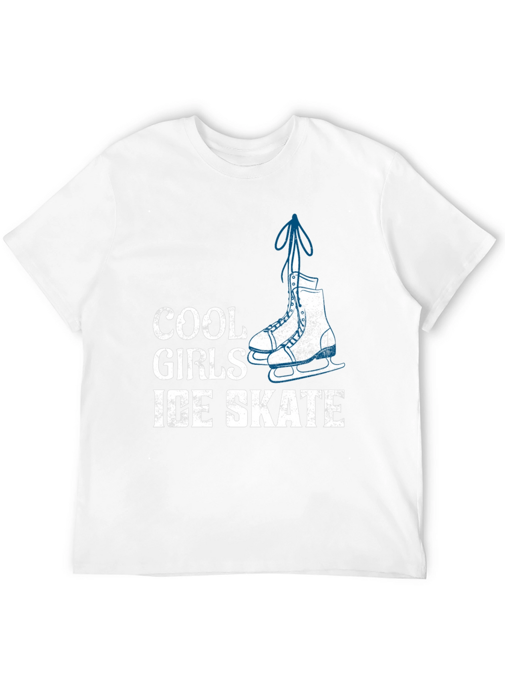 Cool Girls Ice Skate Graphic Tee - Black