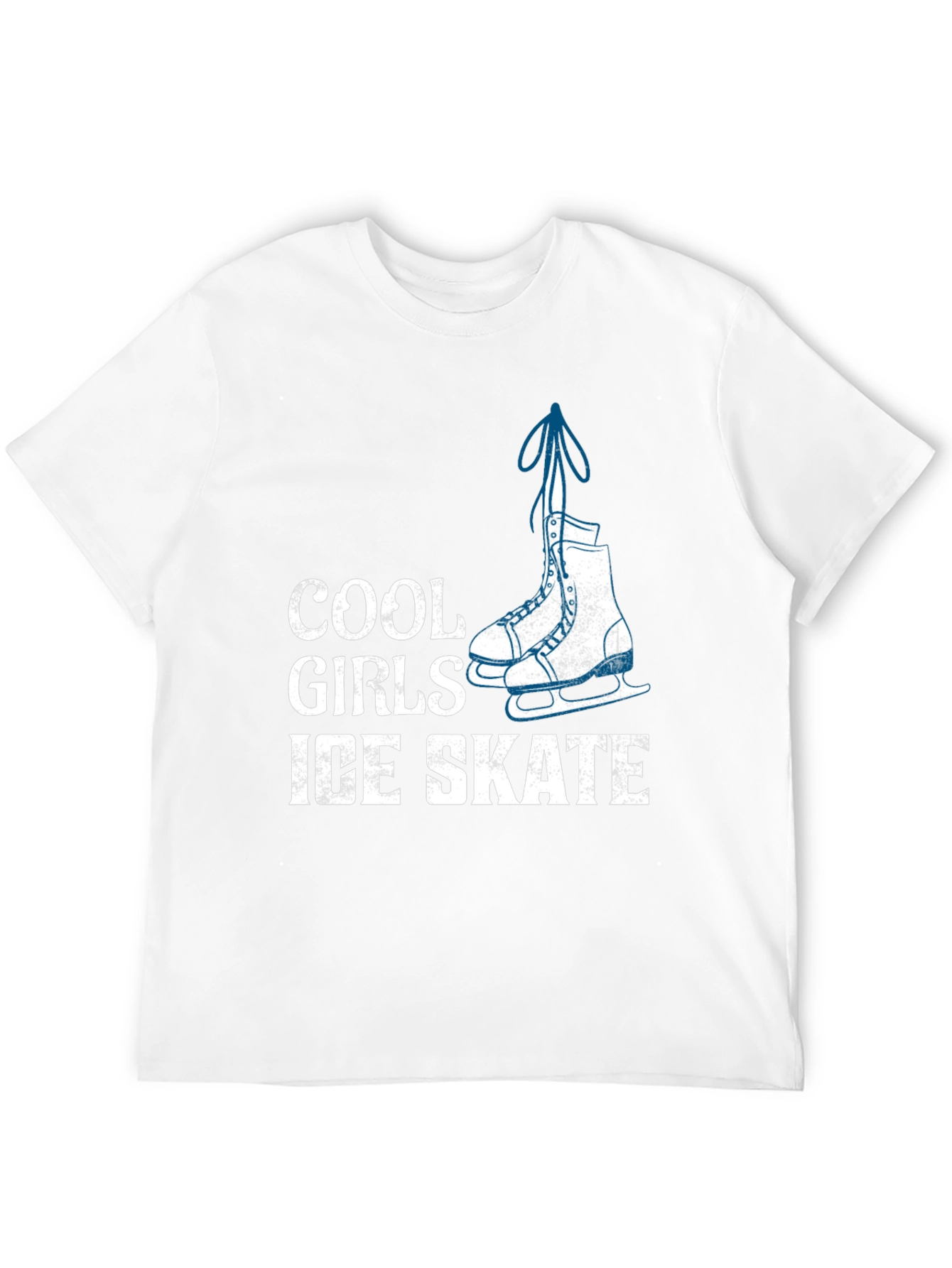 Cool Girls Ice Skate Graphic Tee - Black