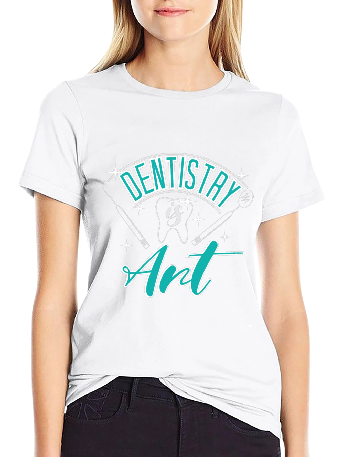 Dentistry is Art Graphic Tee - Stylish Dental Shirt