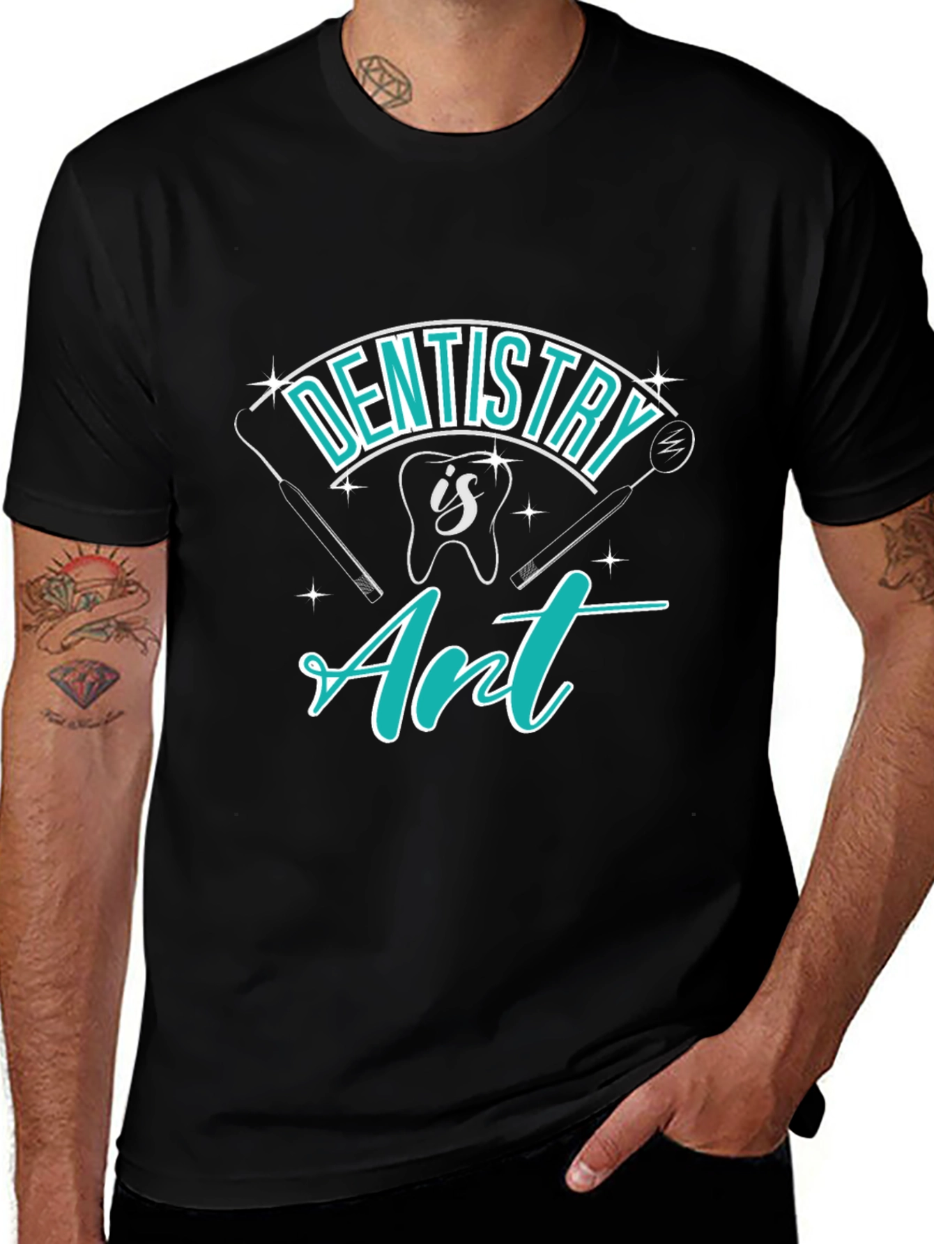 Dentistry is Art Graphic Tee - Stylish Dental Shirt