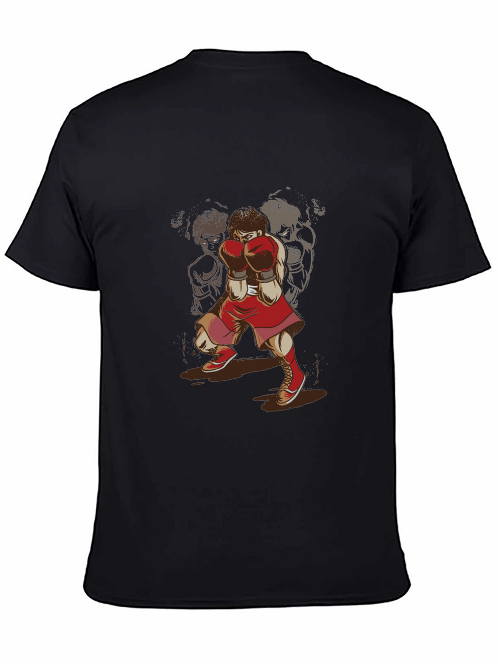 Boxer Graphic T-Shirt - Retro Sports Style Tee