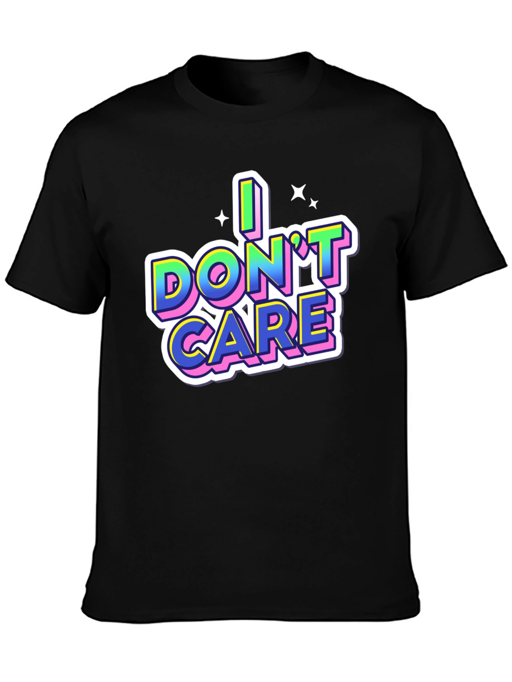 I Dont Care Graphic Tee